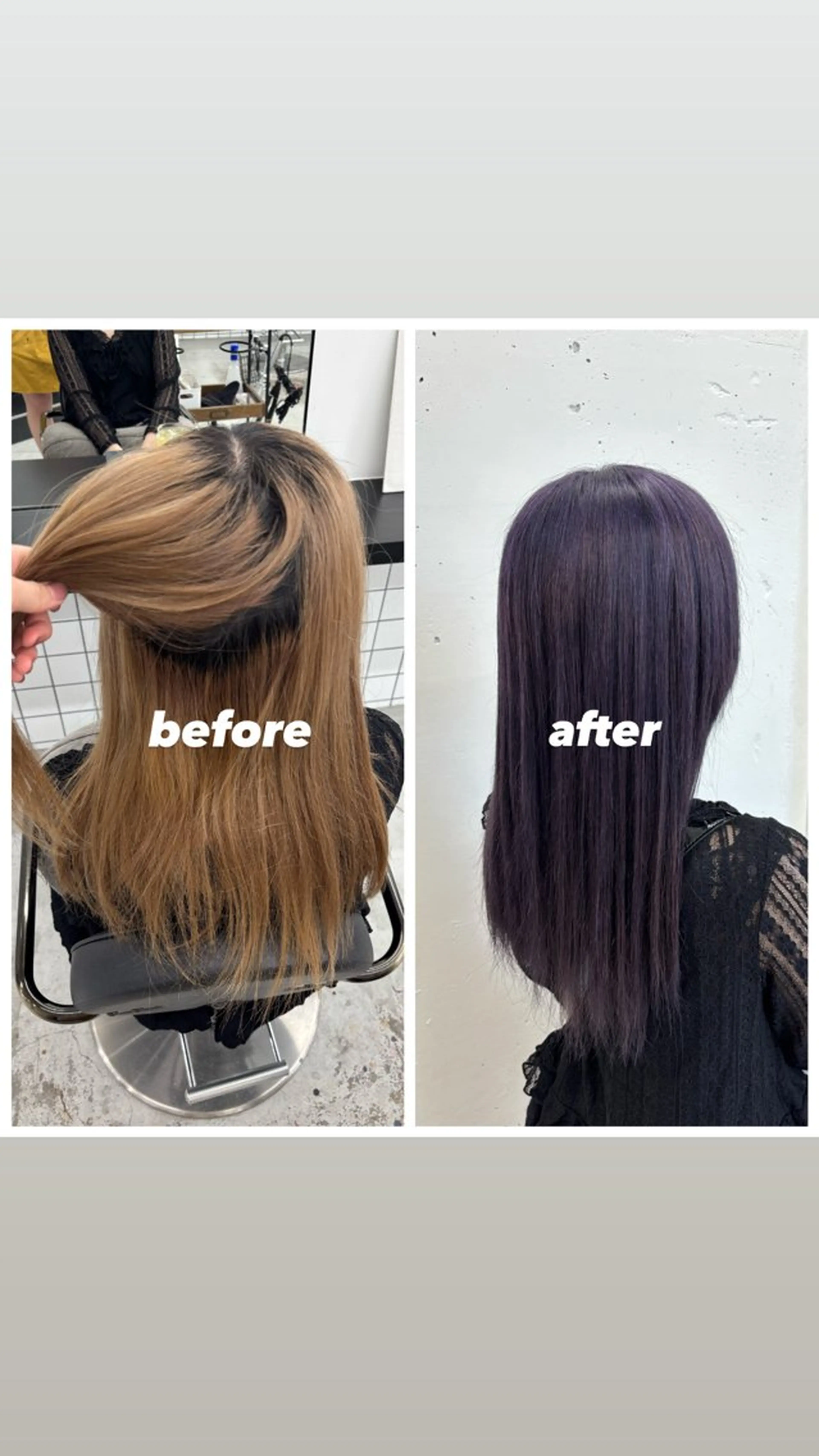 セミロング カラー バイオレットカラー ヘアカラー トリートメント ヘッドスパ 🌼あいり🌼 JILLSTUDIOのヘアスタイル