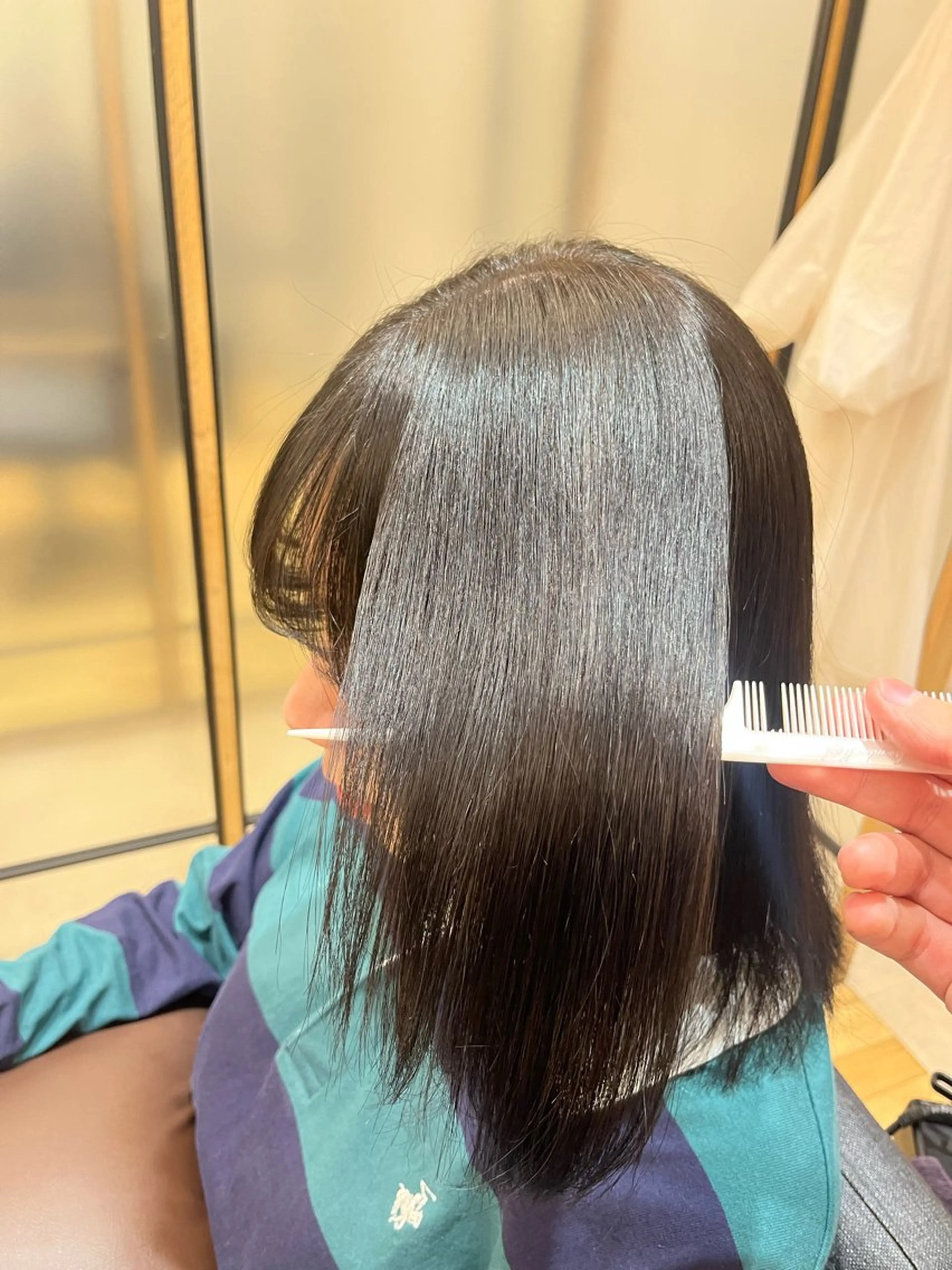 ミディアム 縮毛矯正 縮毛矯正 🟦メンズ特化🟦 たかしま　あさひのヘアスタイル