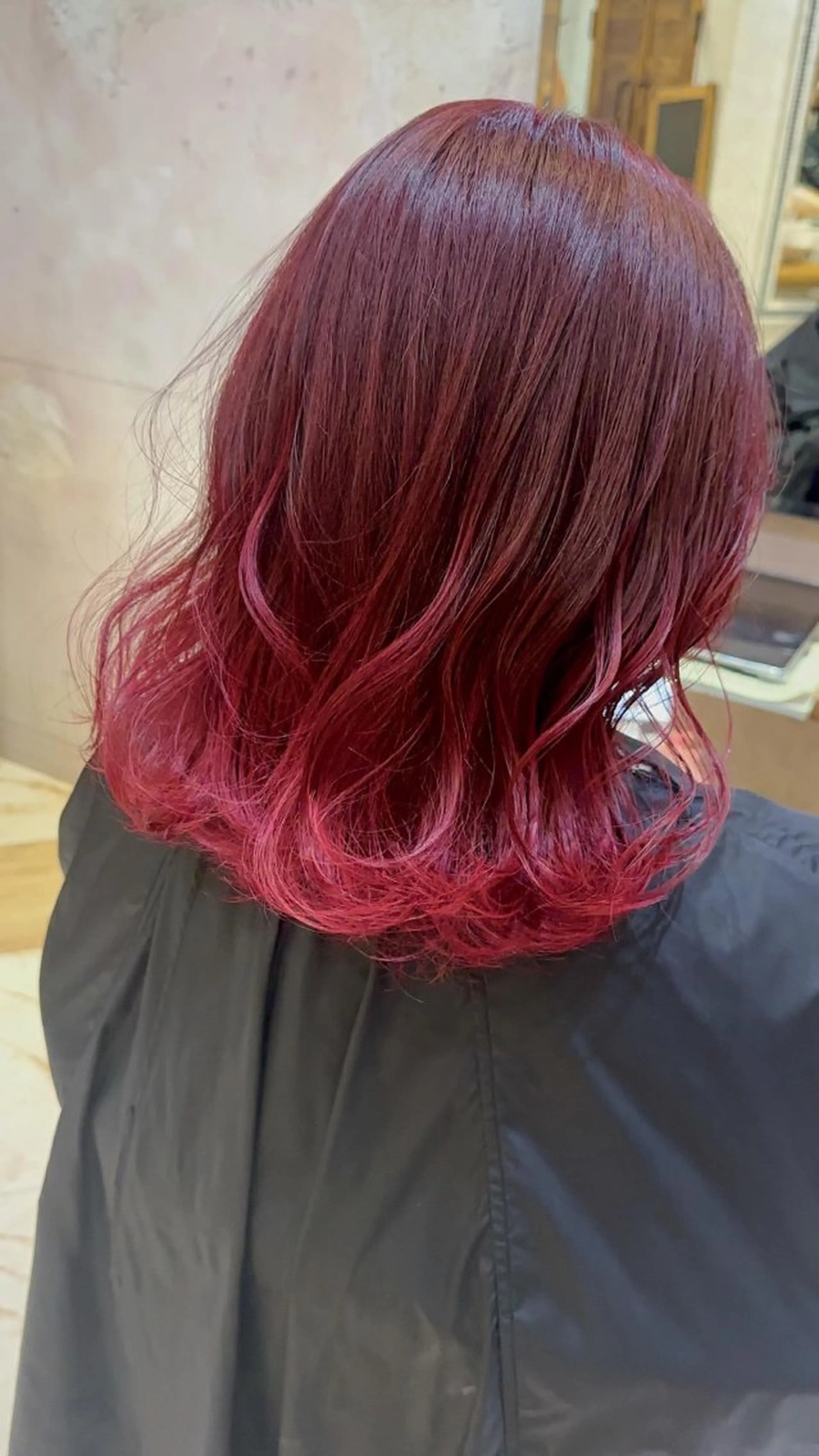 ミディアム 服部大地/ブリーチ 無しWカラー髪質改善のヘアスタイル