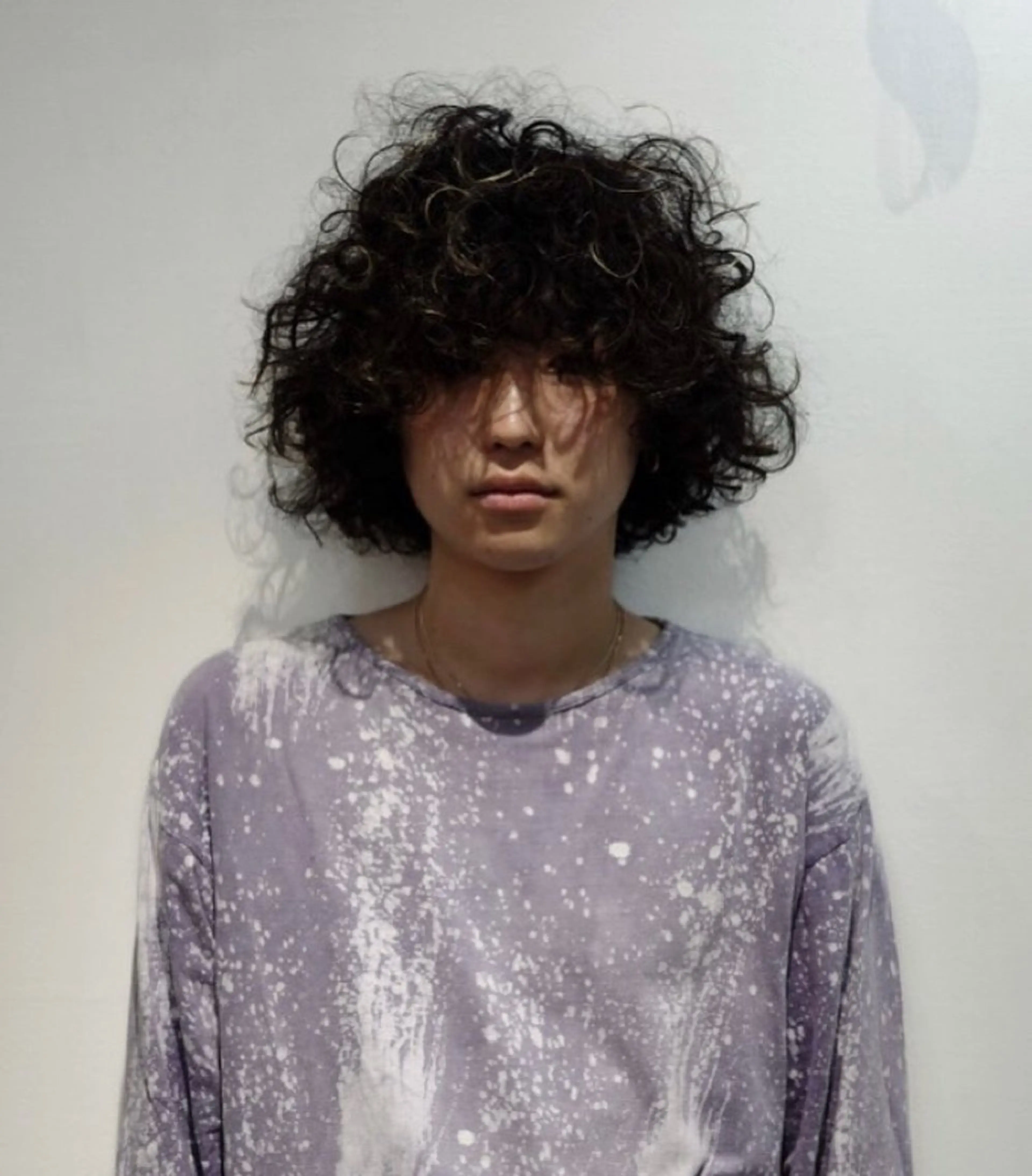 ミディアム パーマ リュウキ/レイヤー/ モードのヘアスタイル