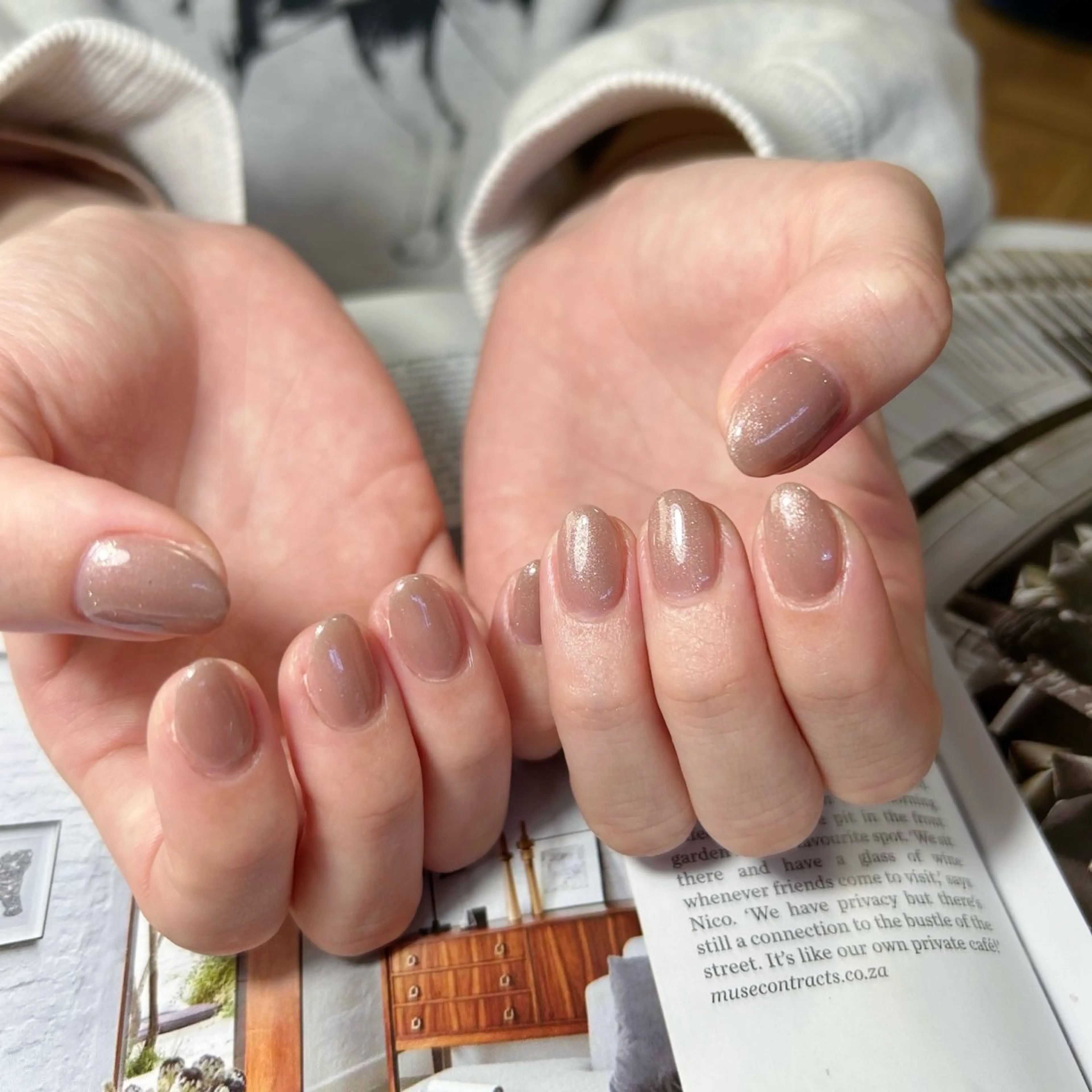 ネイル ラメ(グリッター) ワンカラーネイル ハンドネイル Lofinails ちひろのネイルデザイン