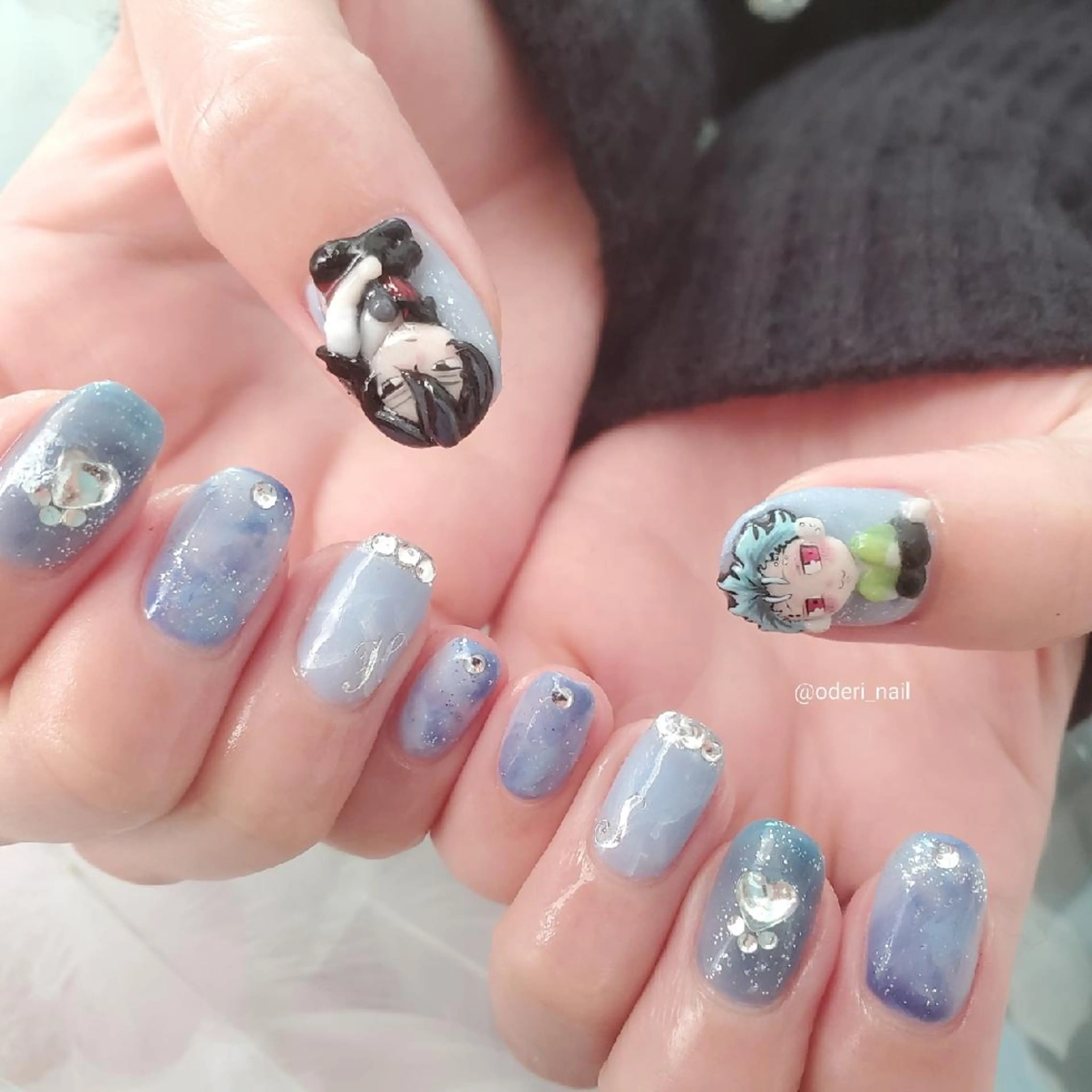 ネイル アートネイル ジェルネイル おで@ oderi_nailのネイルデザイン