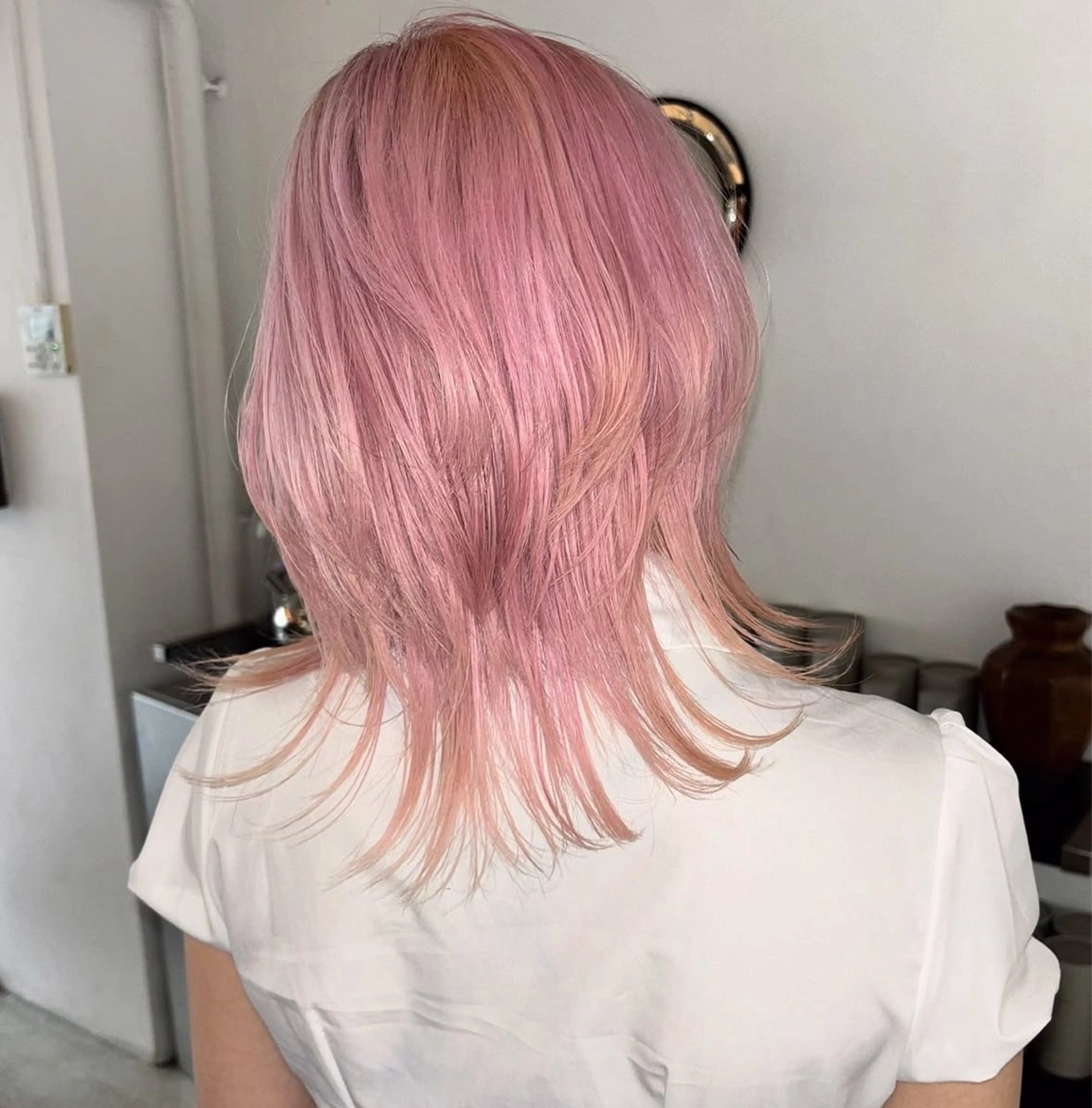 ミディアム カラー ヘアカラー トリートメント hair salon　丹tan所属・Rena✴︎トレンド ×スタンダードMIXのヘアスタイル