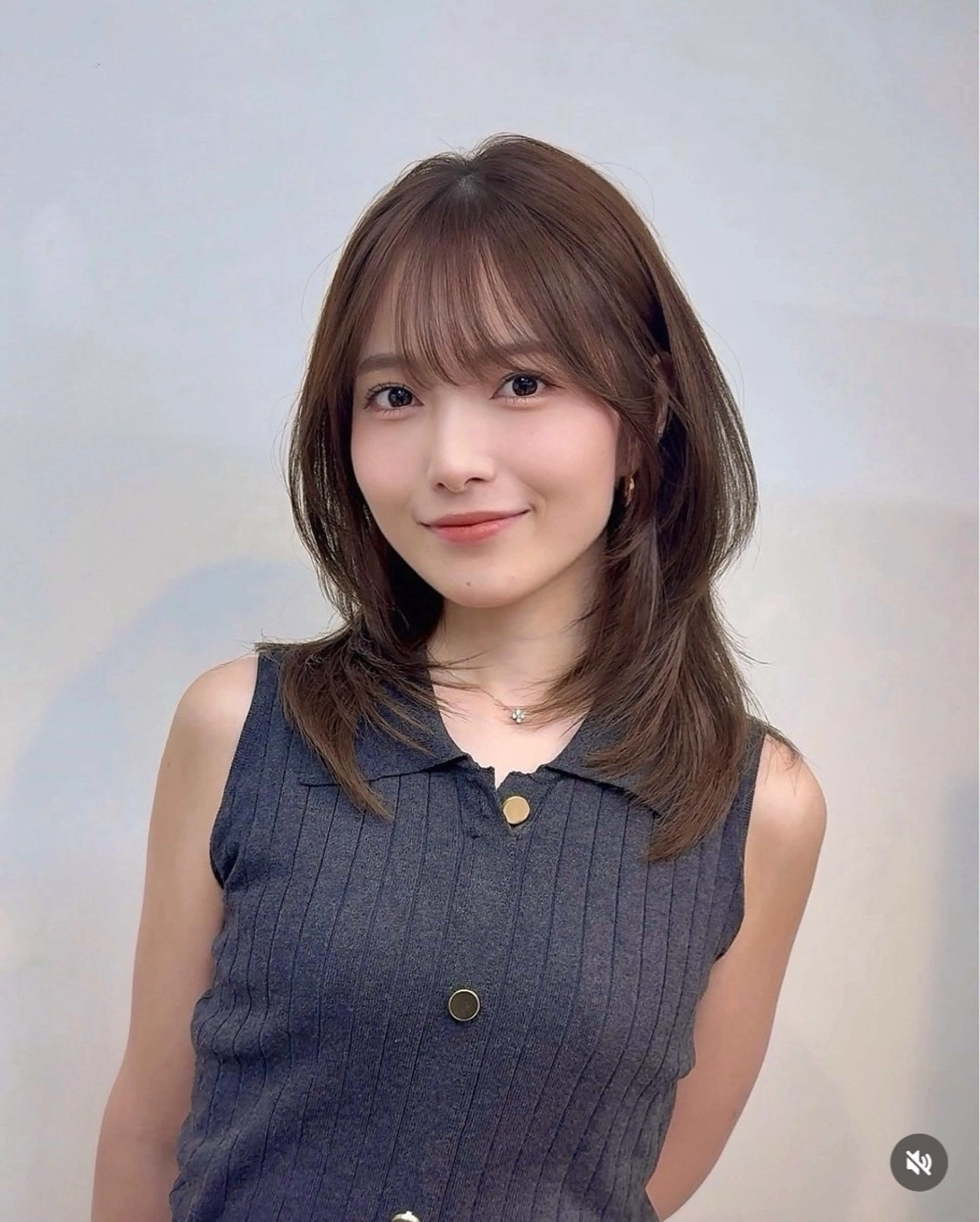 ミディアム View Osaka【ビューオオサカ】所属・みうら しょうのヘアスタイル