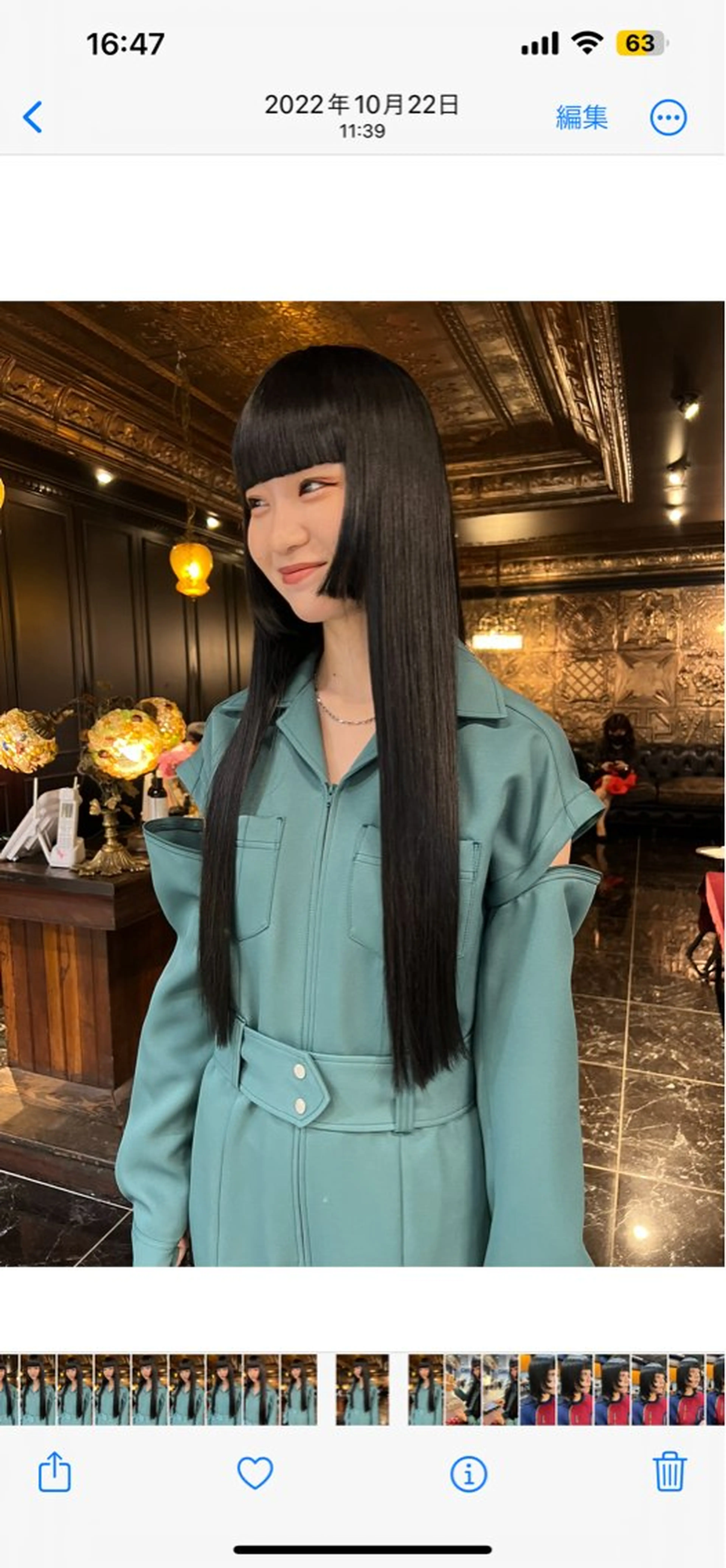 ロング パーマ カット 縮毛矯正 haco＋所属・圧倒的デザイン力 店長🎨RENAのヘアスタイル