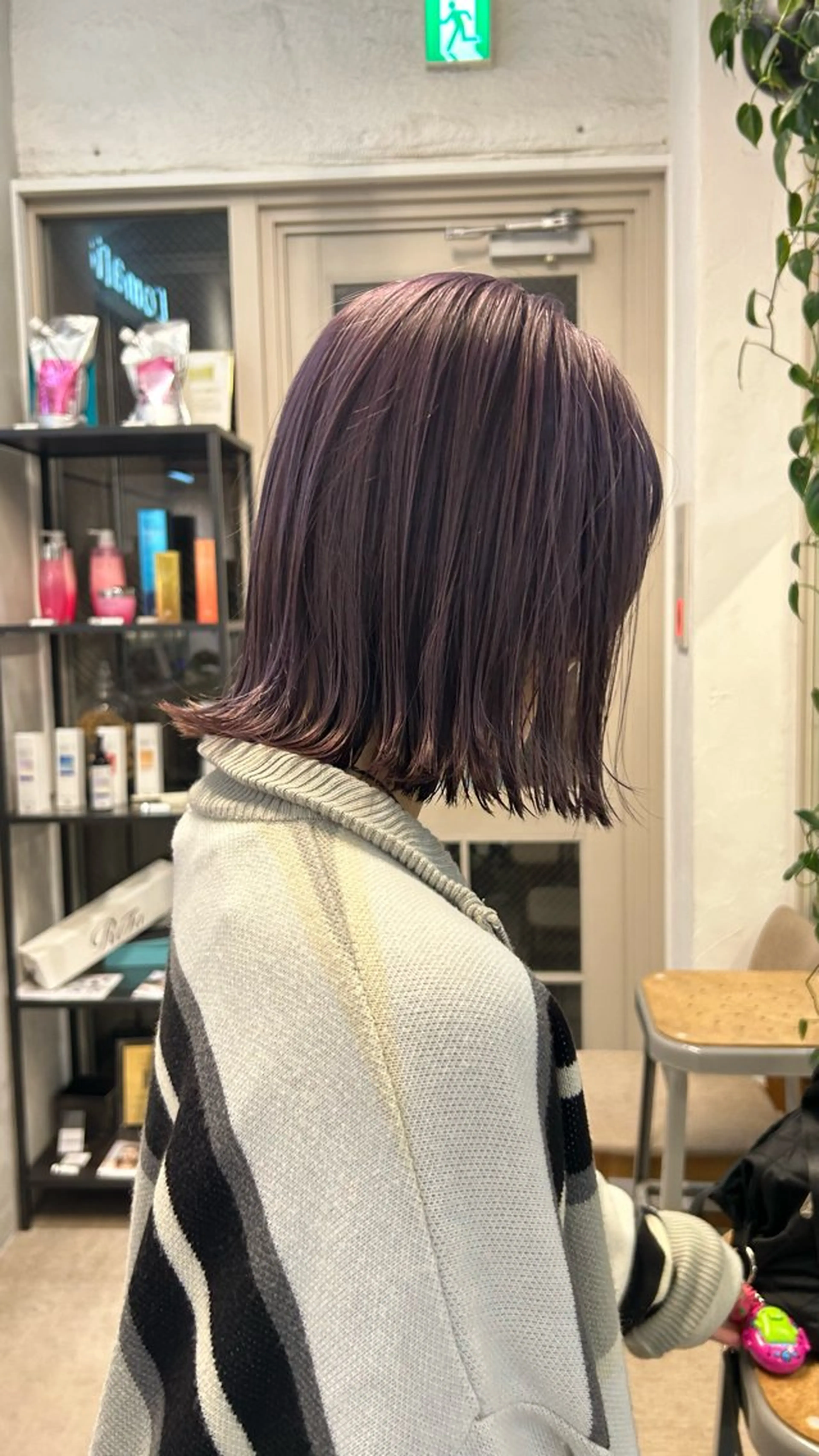ミディアム カラー ヘアカラー トリートメント じゅわっと暖色カラー 🍊Moemiのヘアスタイル