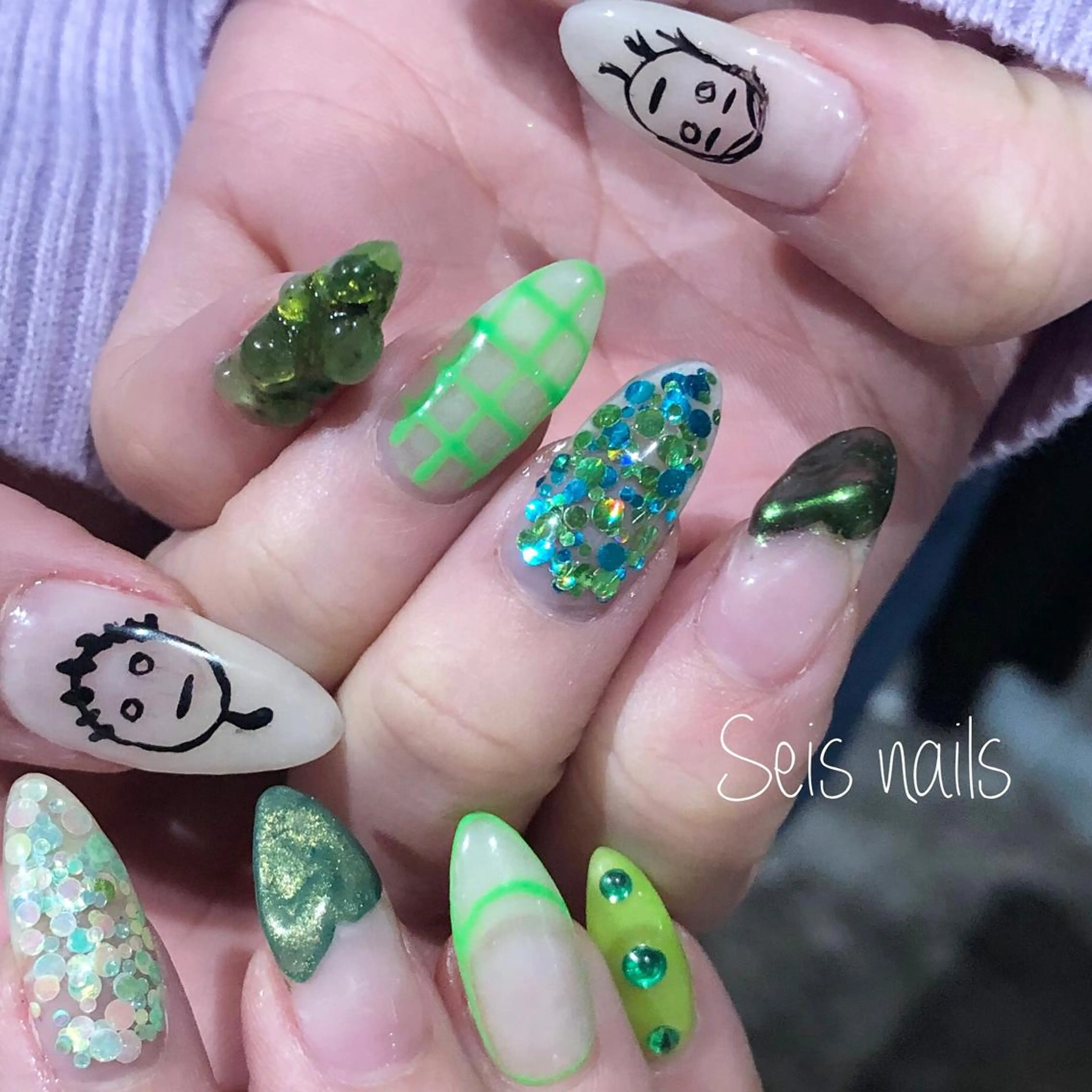 ネイル ハンドネイル Seis Shihoのネイルデザイン