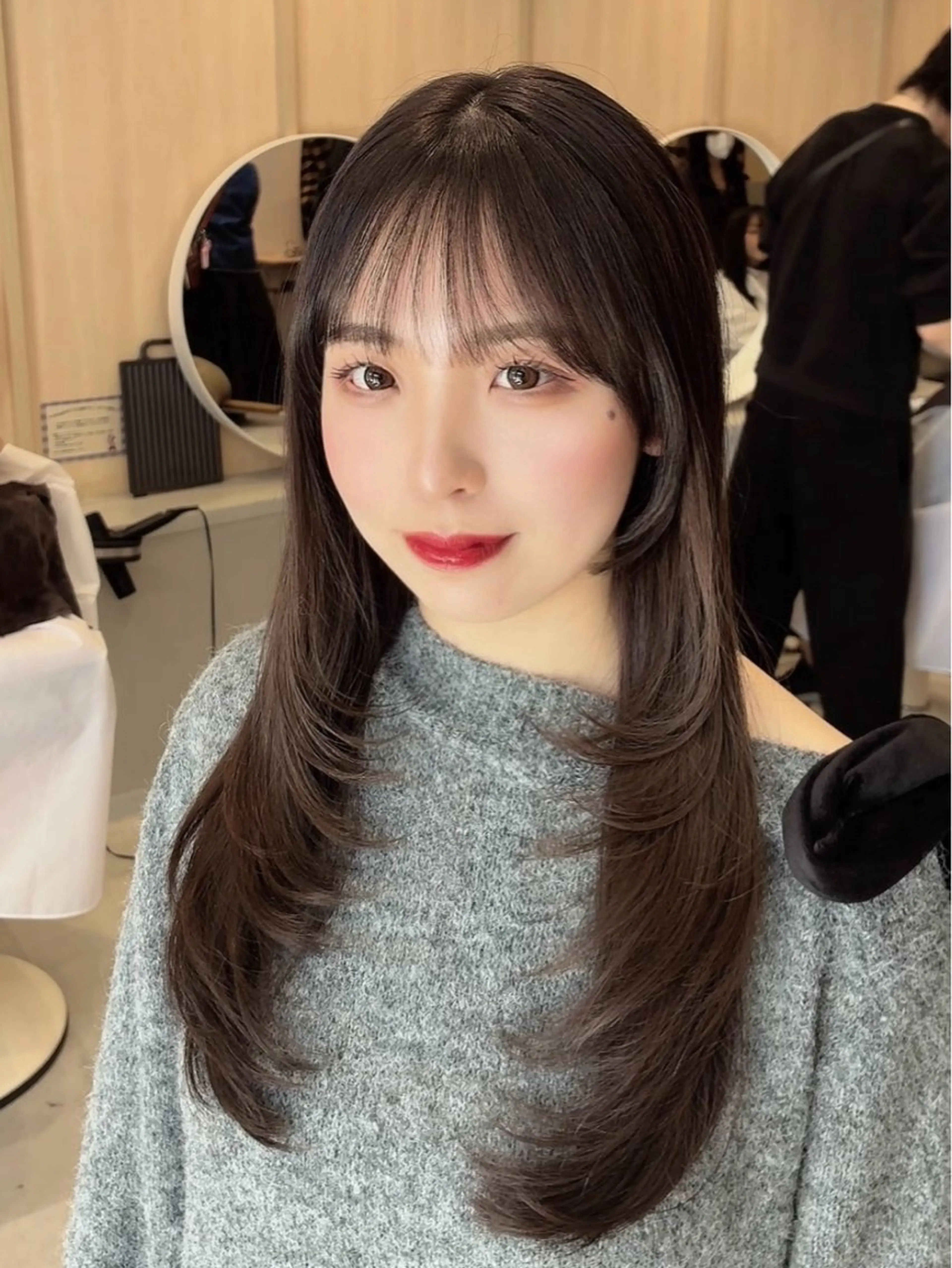 小顔×韓国レイヤー/ 骨格診断/Rikuのヘアスタイル