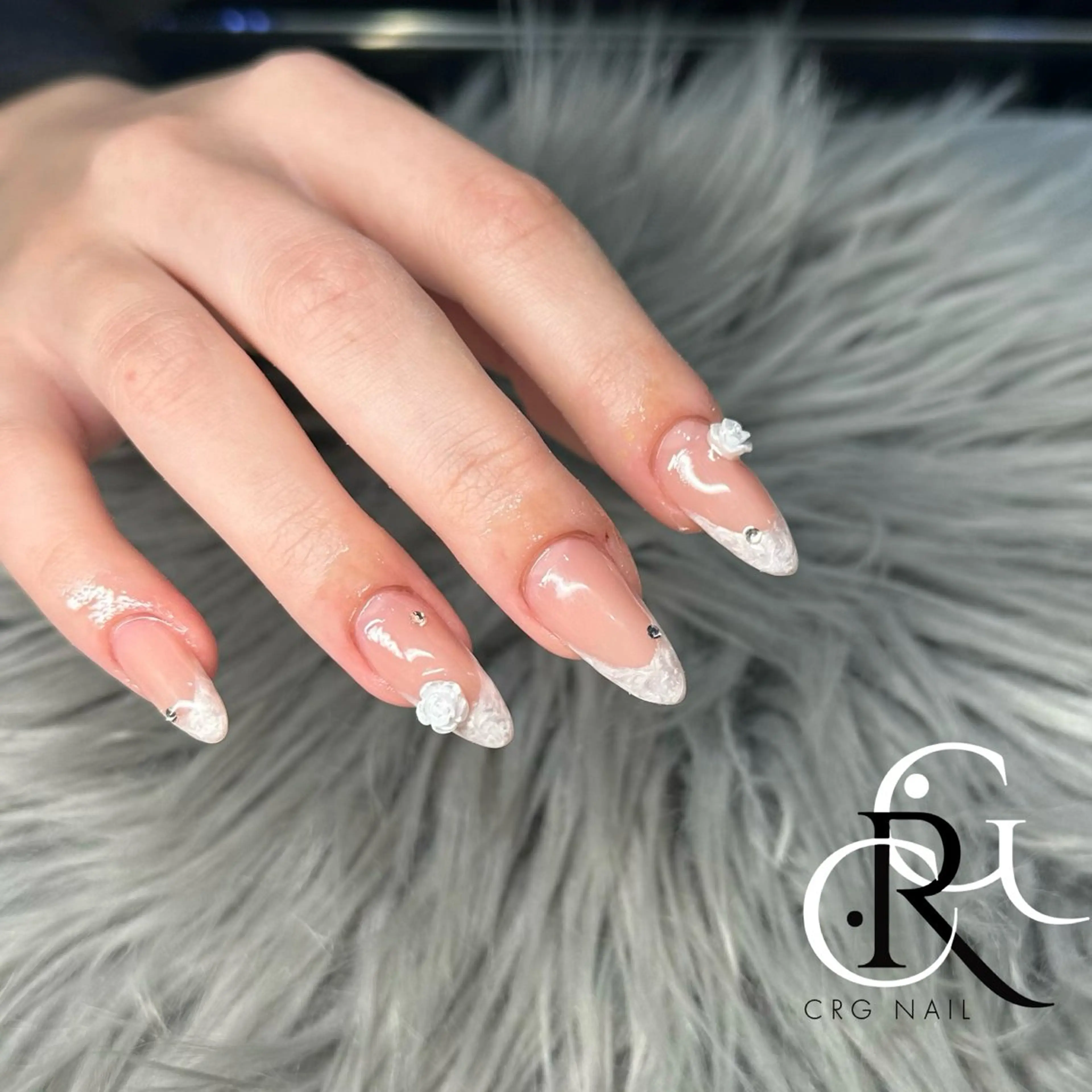 ネイル フレンチネイル ジェルネイル スカルプネイル ショートネイル CRGNAIL TOKOのネイルデザイン