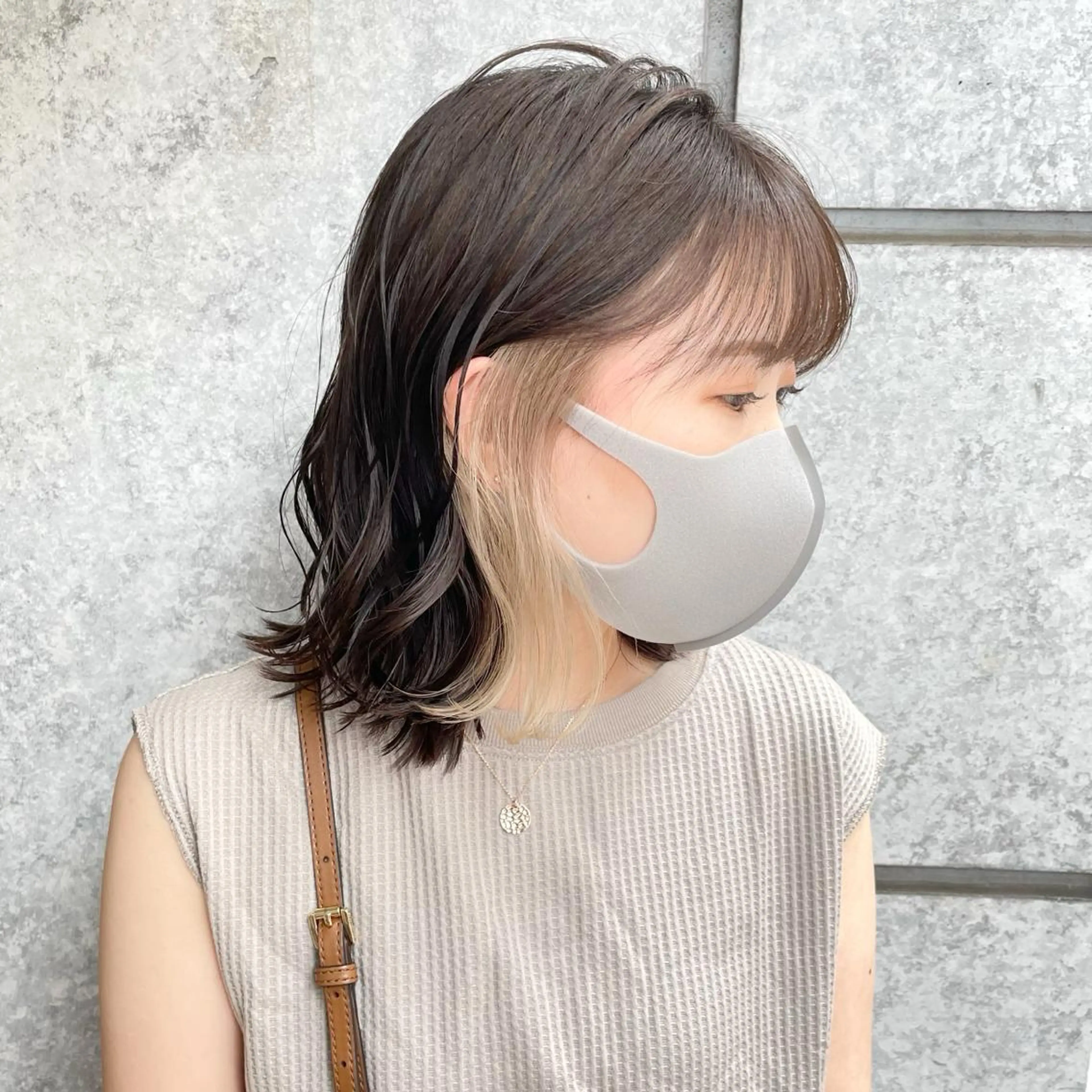 ミディアム カラー ヘアアレンジ MiU所属・池袋髪質改善×レイヤ ー専門MATSUのヘアスタイル