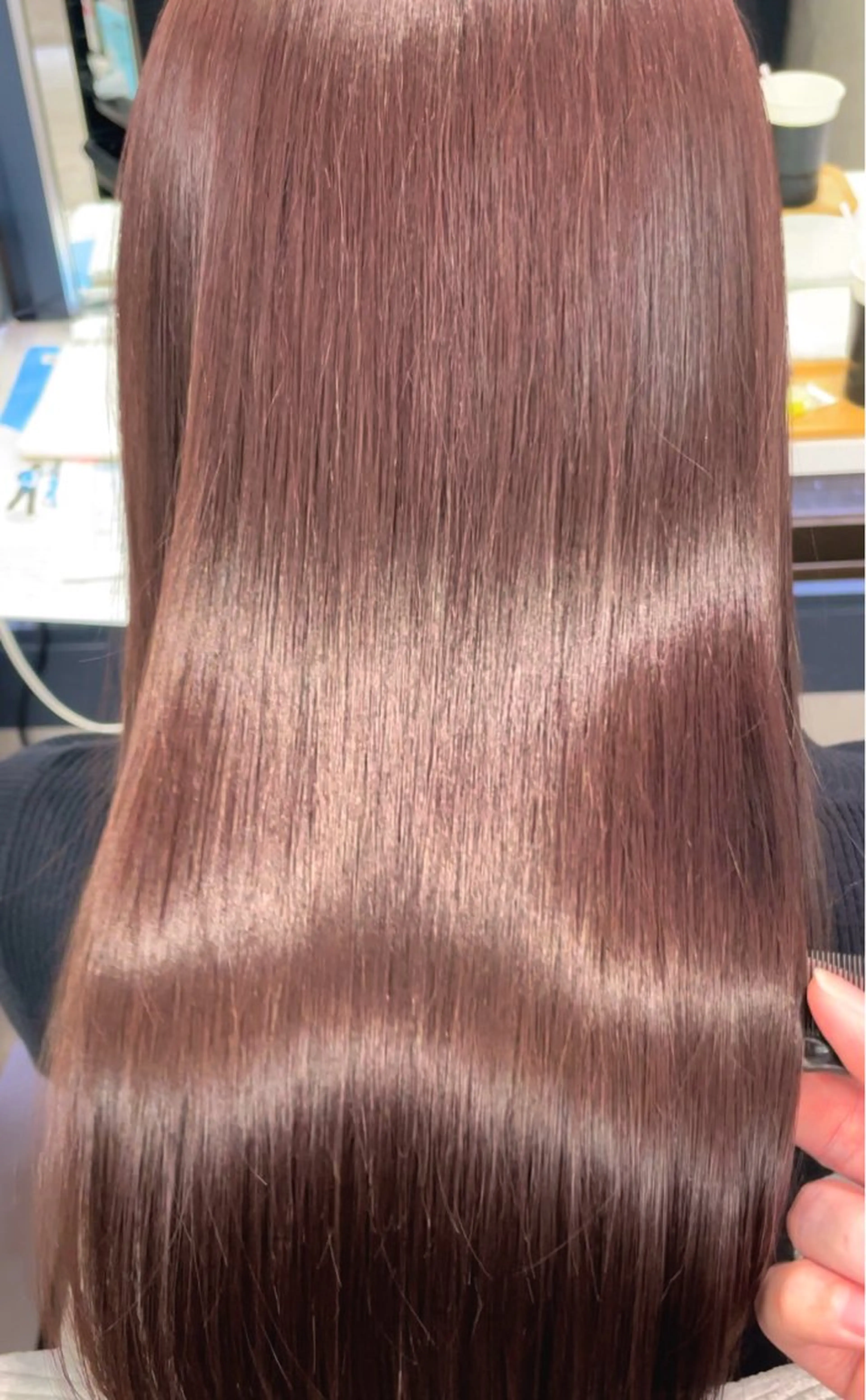 ロング トリートメント 🖱️透明感カラー ×髪質改善Rikyuのヘアスタイル