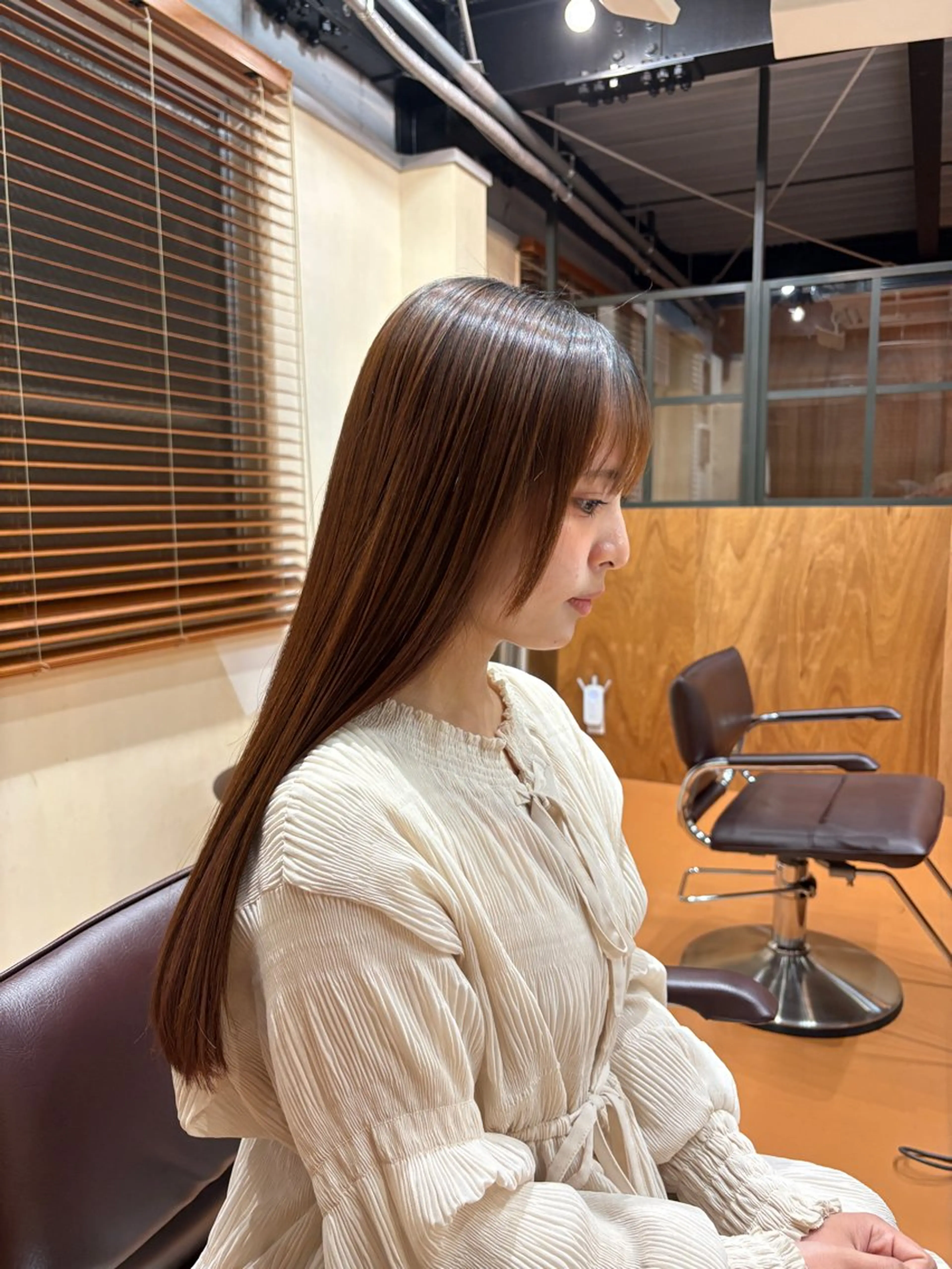 ロング 縮毛矯正 縮毛矯正 京都/カラー/松野 翔のヘアスタイル