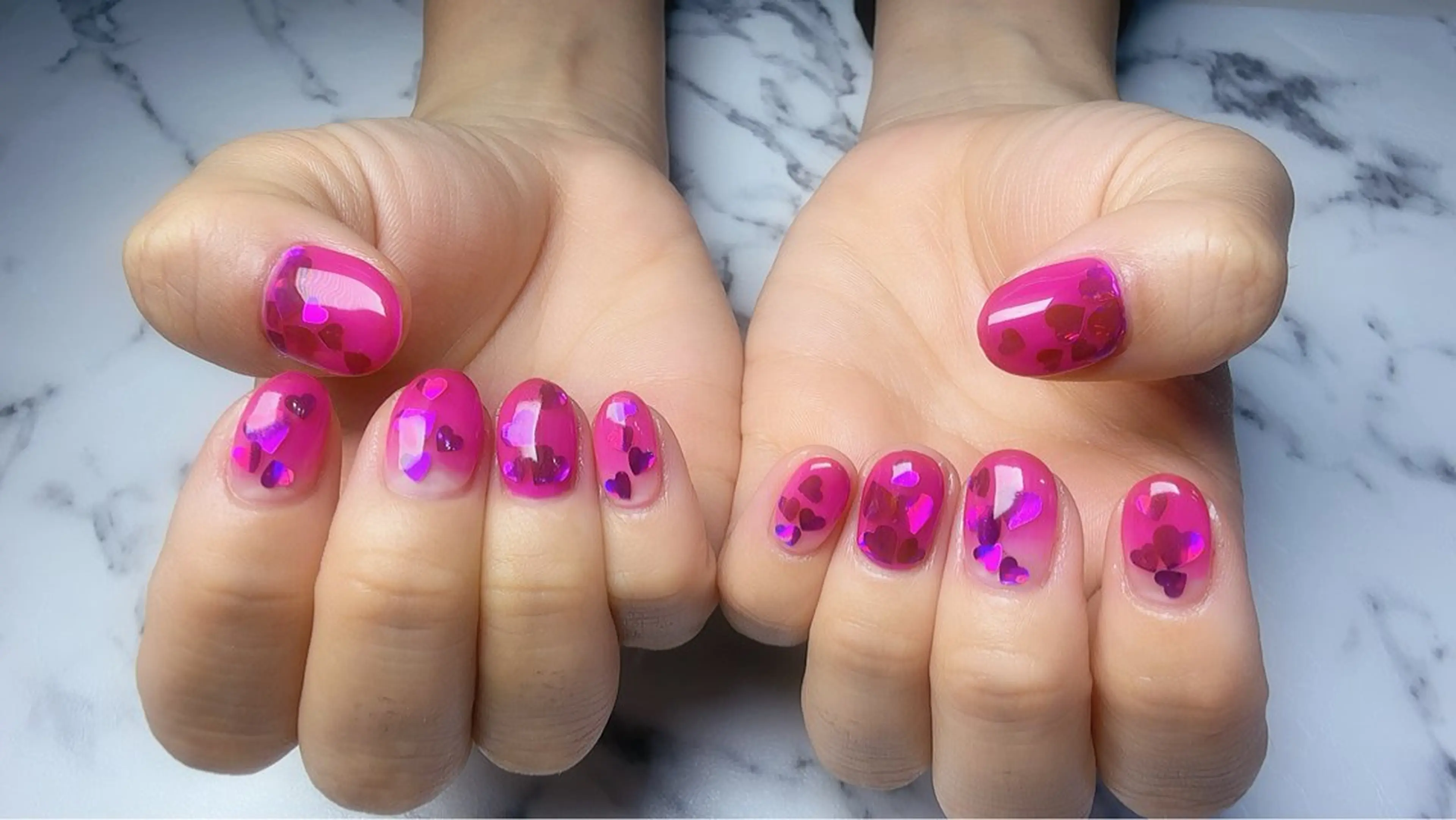 ネイル バレンタイン nail salon ily 武蔵新城のネイルデザイン