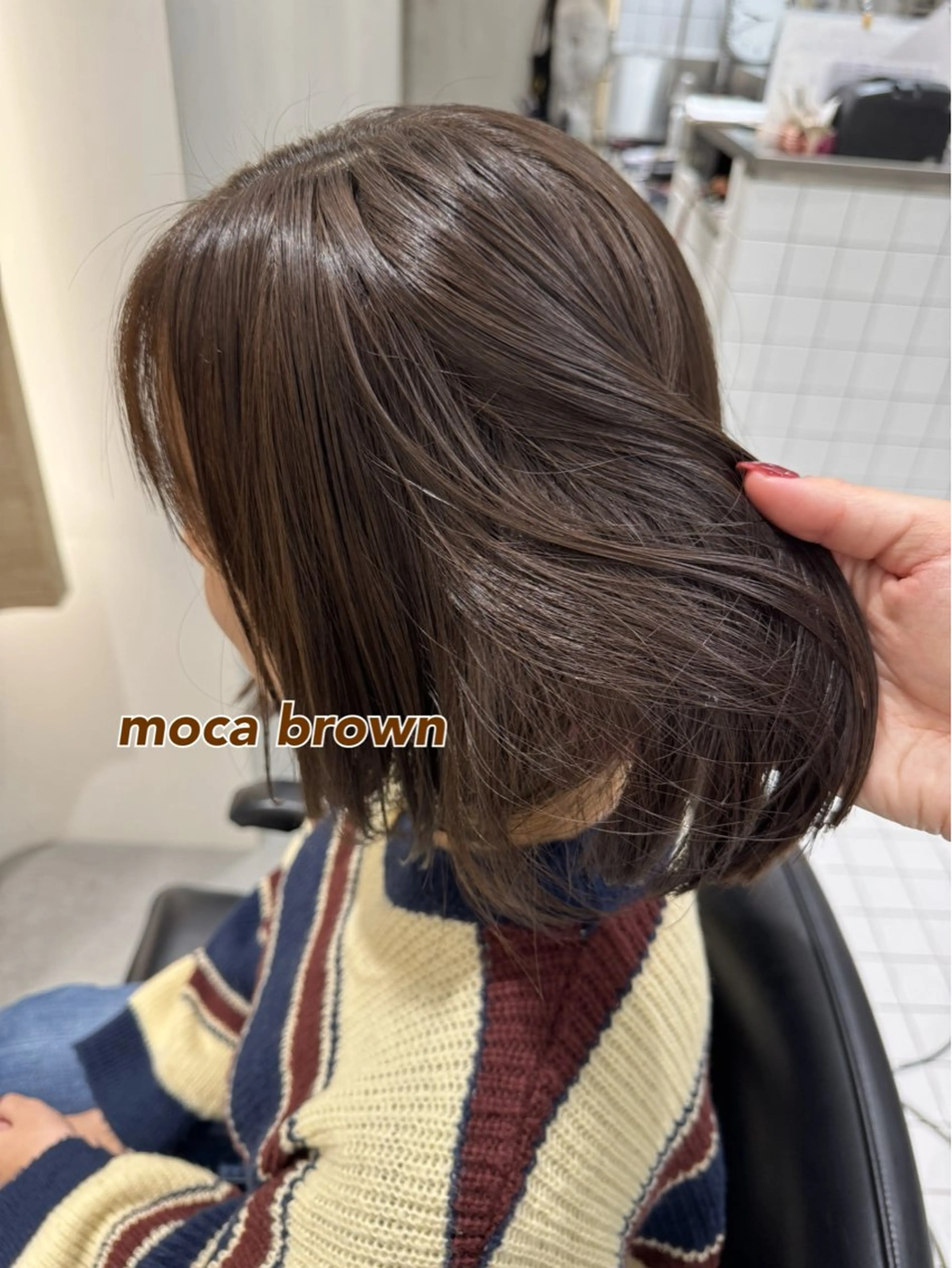 カラー ヘアカラー ナカバチ ユイ🌼 Rizm greenのヘアスタイル