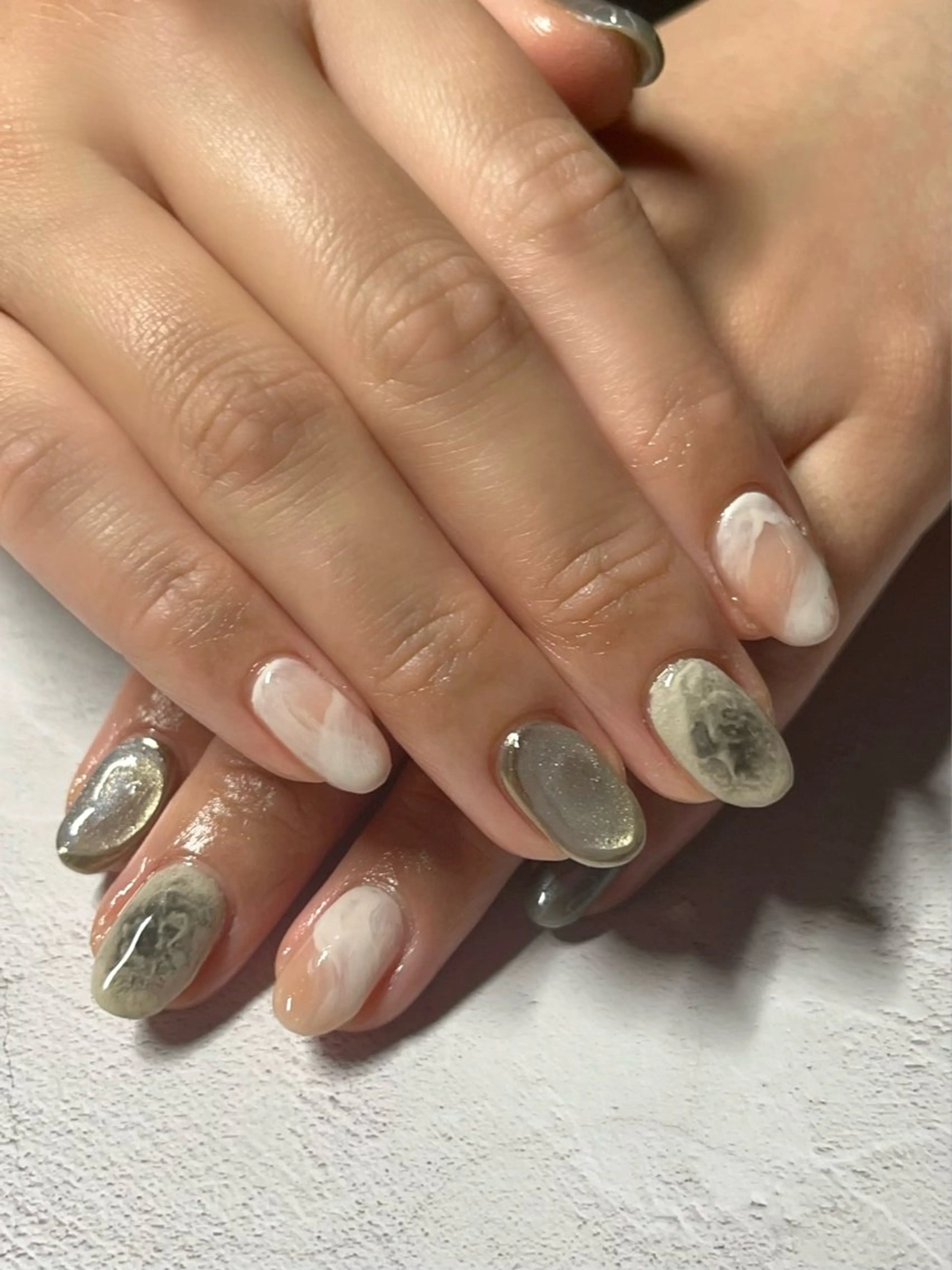 ネイル ハンドネイル MUKUTOU nail 　YUKIのネイルデザイン