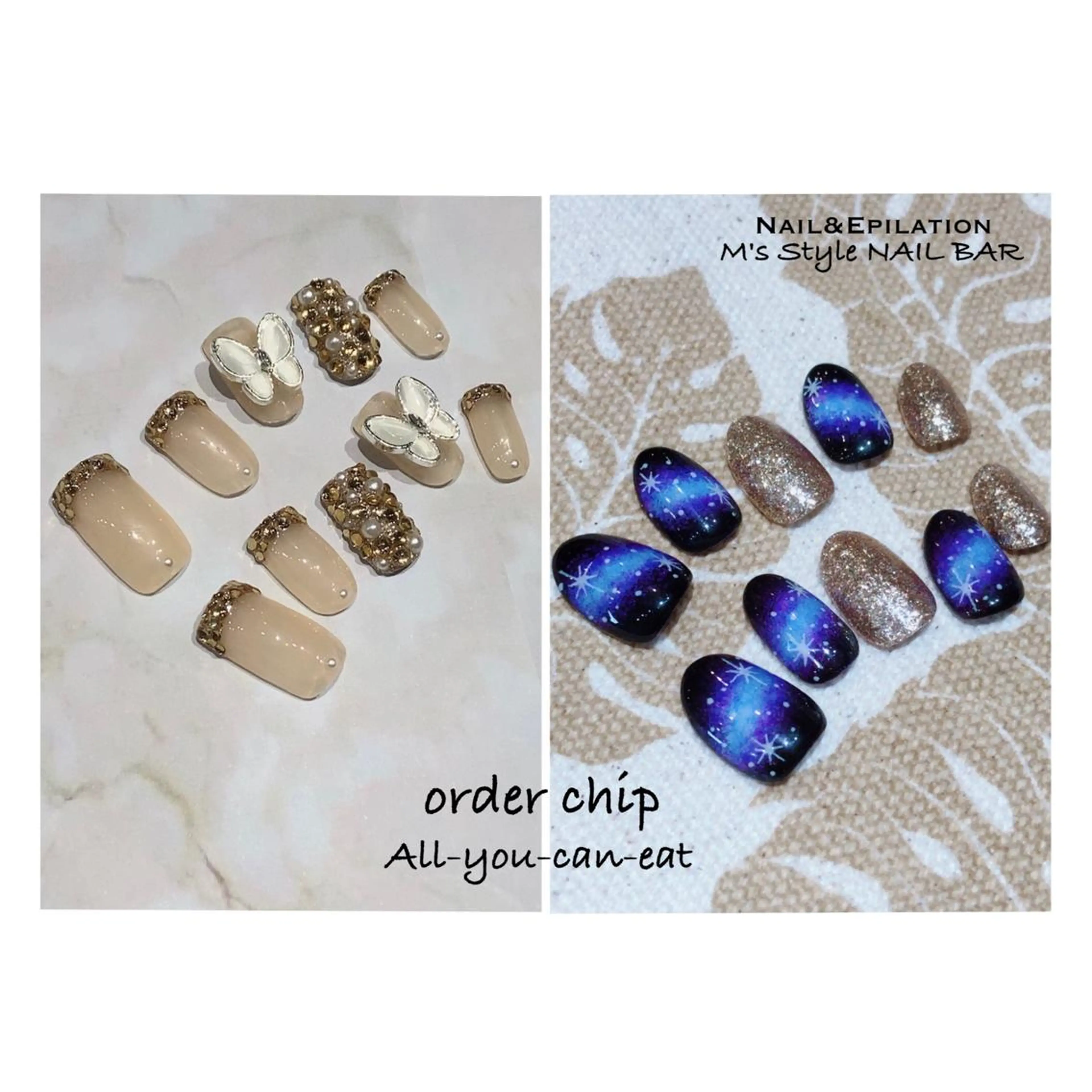 【ウエディングや成人式に】特別な日に◆画像持ち込みOK◆オンリーワンチップ◆脱着可能◆オーダーチップ 付け放題の写真