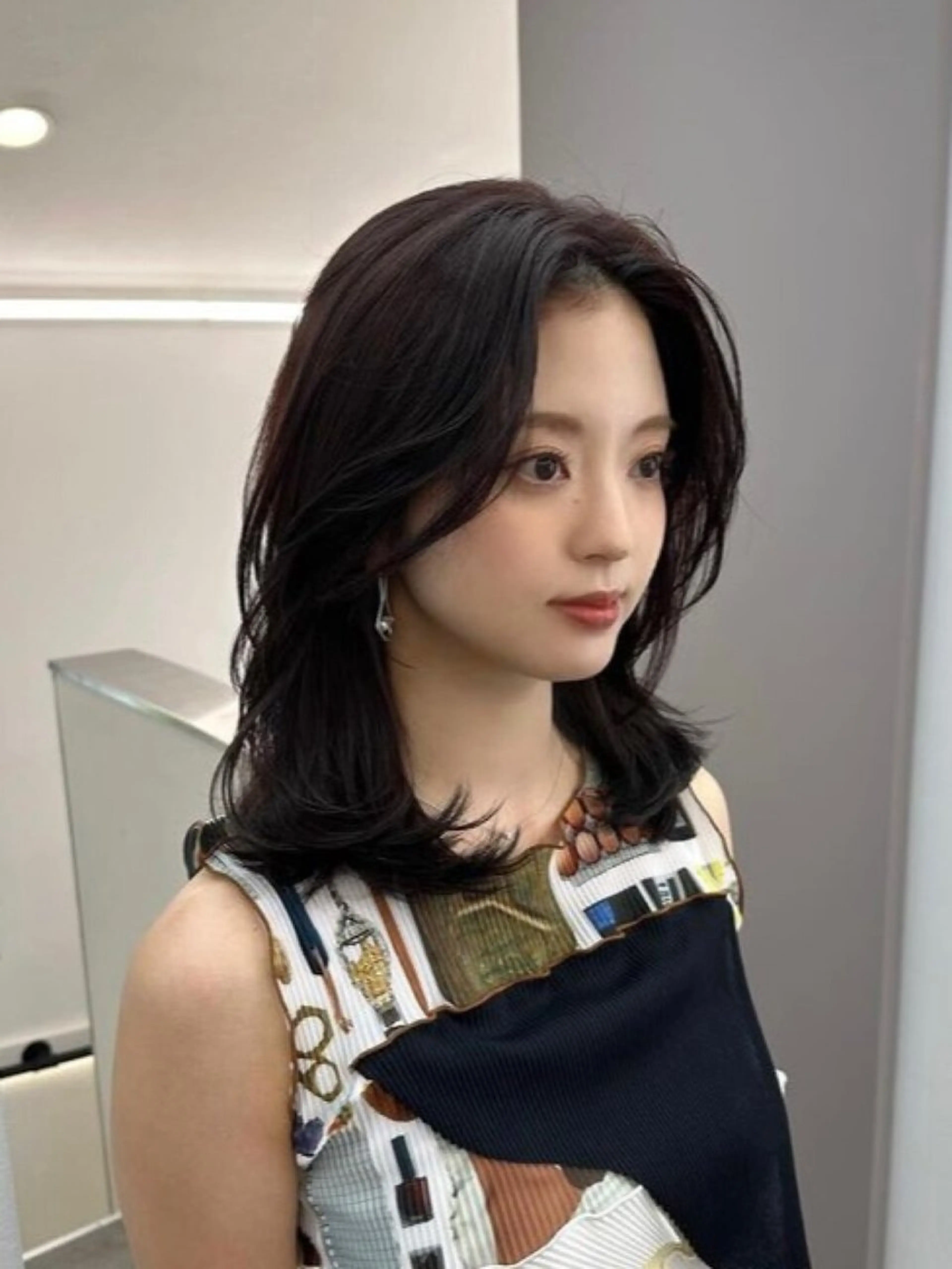 セミロング シールエクステ ボブ エクステ エクステ L.O.GKINSHICHO所属・シールエクステ☀️ L.O.G村岡健一のヘアスタイル