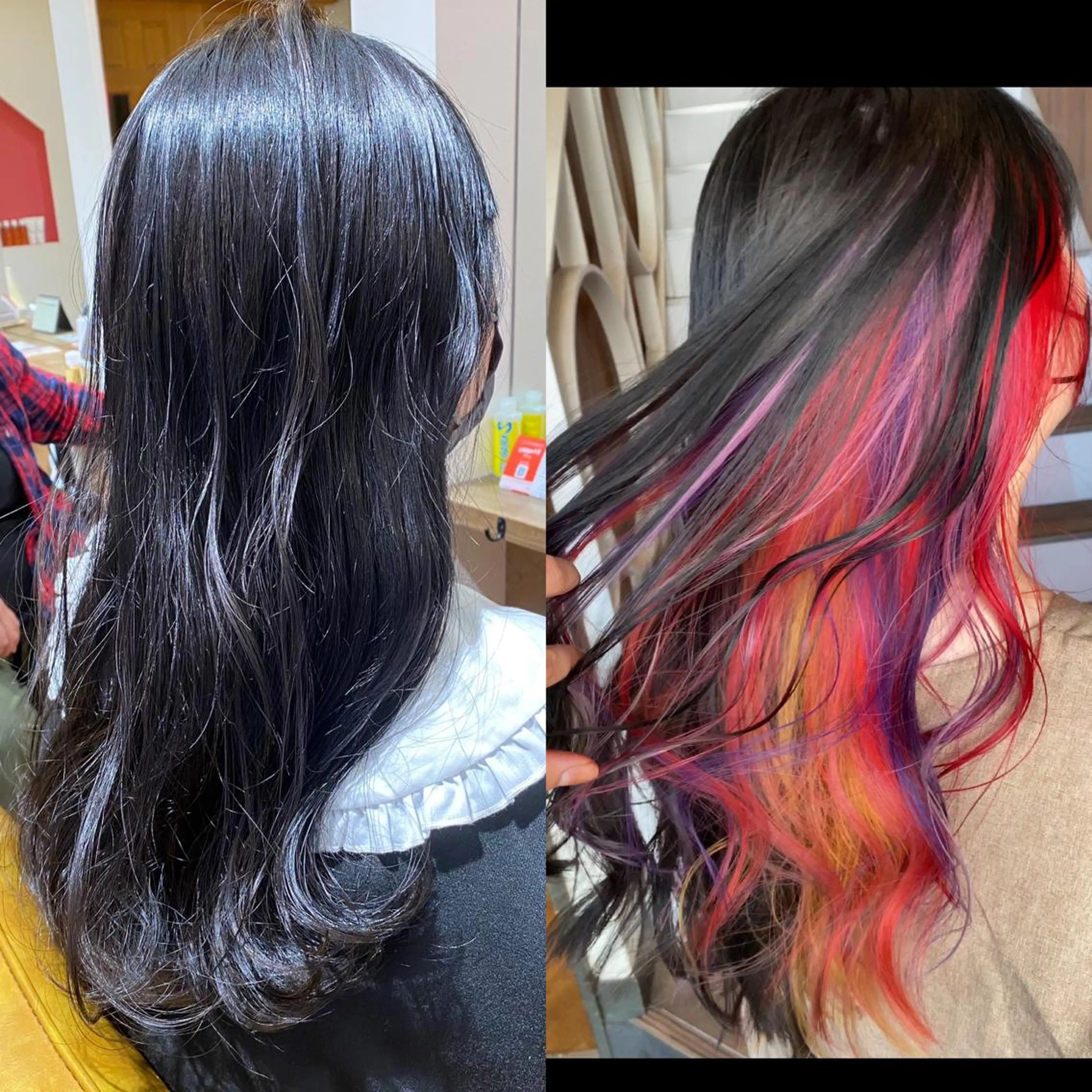 ロング アッシュ カット ヘアカラー 【暗め透明感カラー】 【インナー】小島良太のヘアスタイル