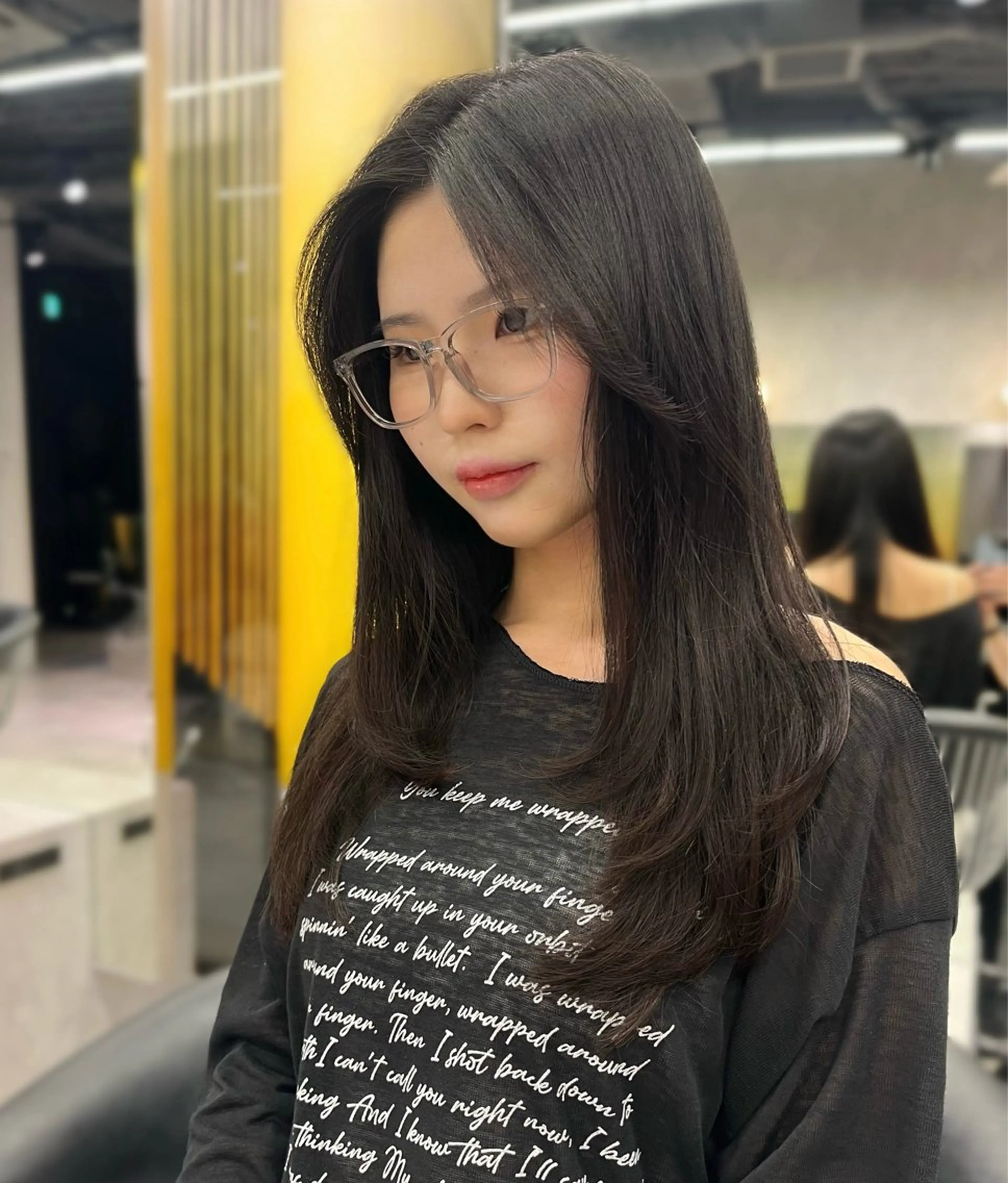 ロング 韓国hair🤍/ レイヤー/彩加のヘアスタイル