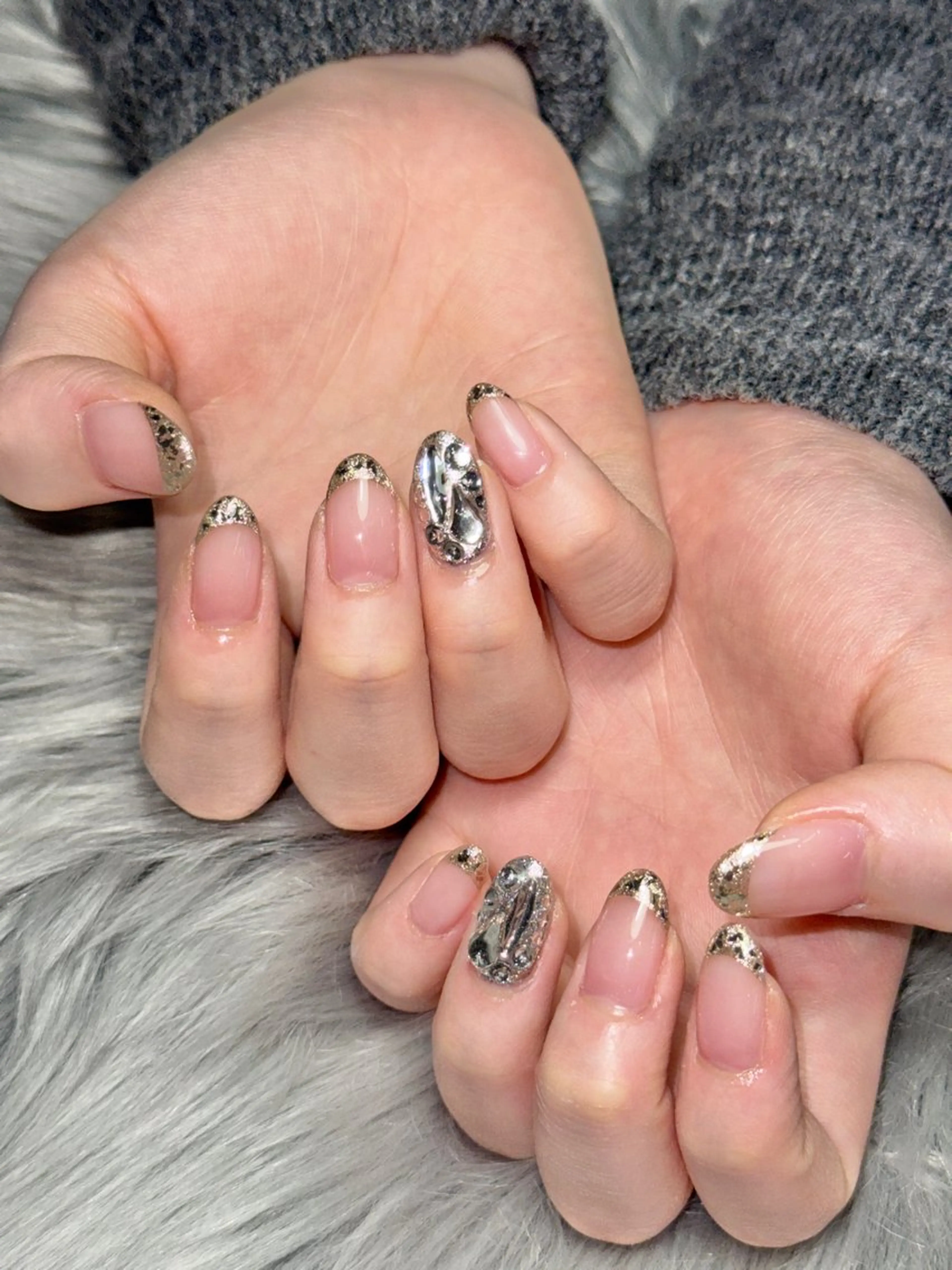 ネイル ハンドネイル Momoka 🍑🎀のネイルデザイン