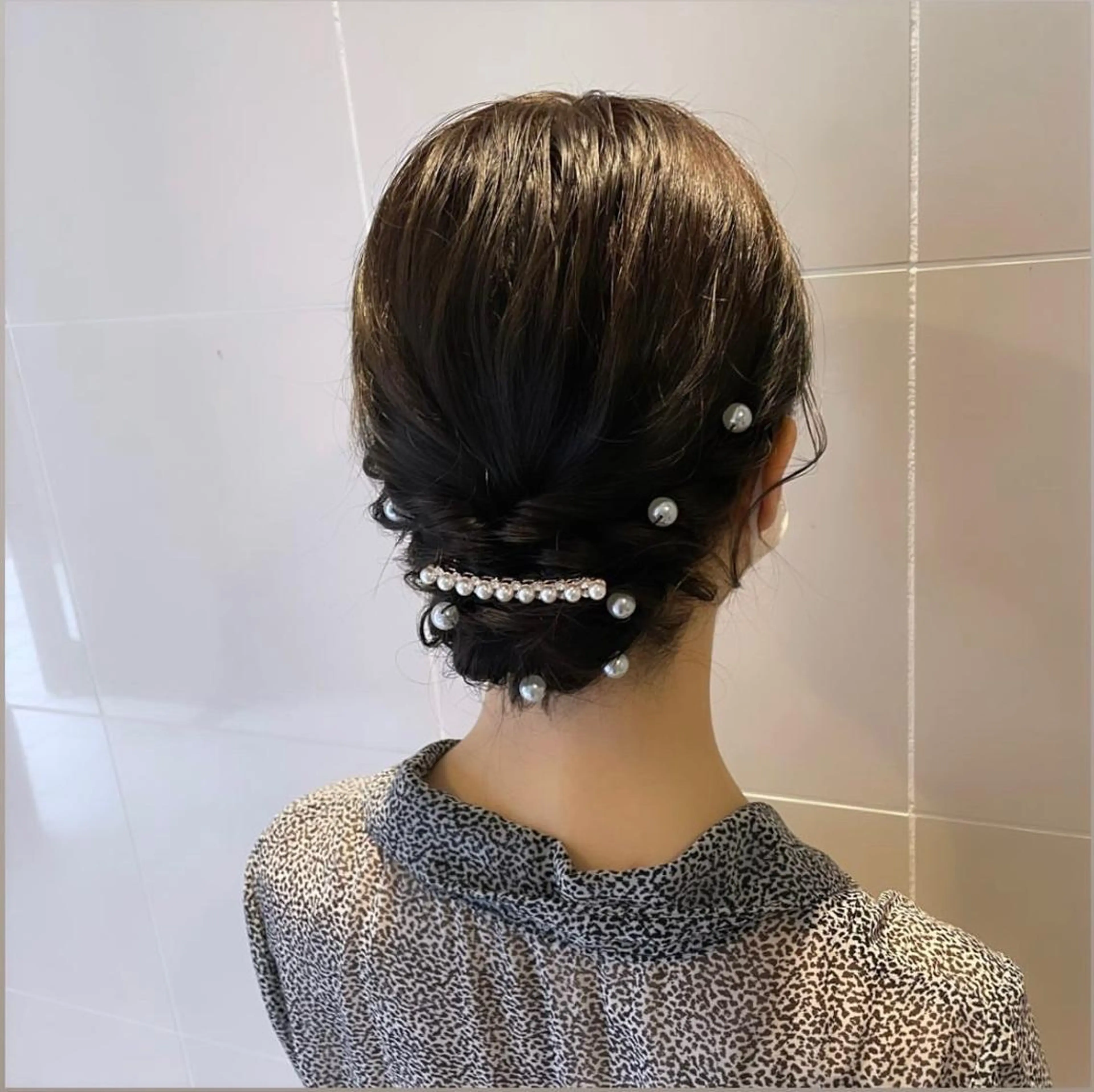 セミロング ヘアアレンジ ヘアセット T Ayaのヘアスタイル