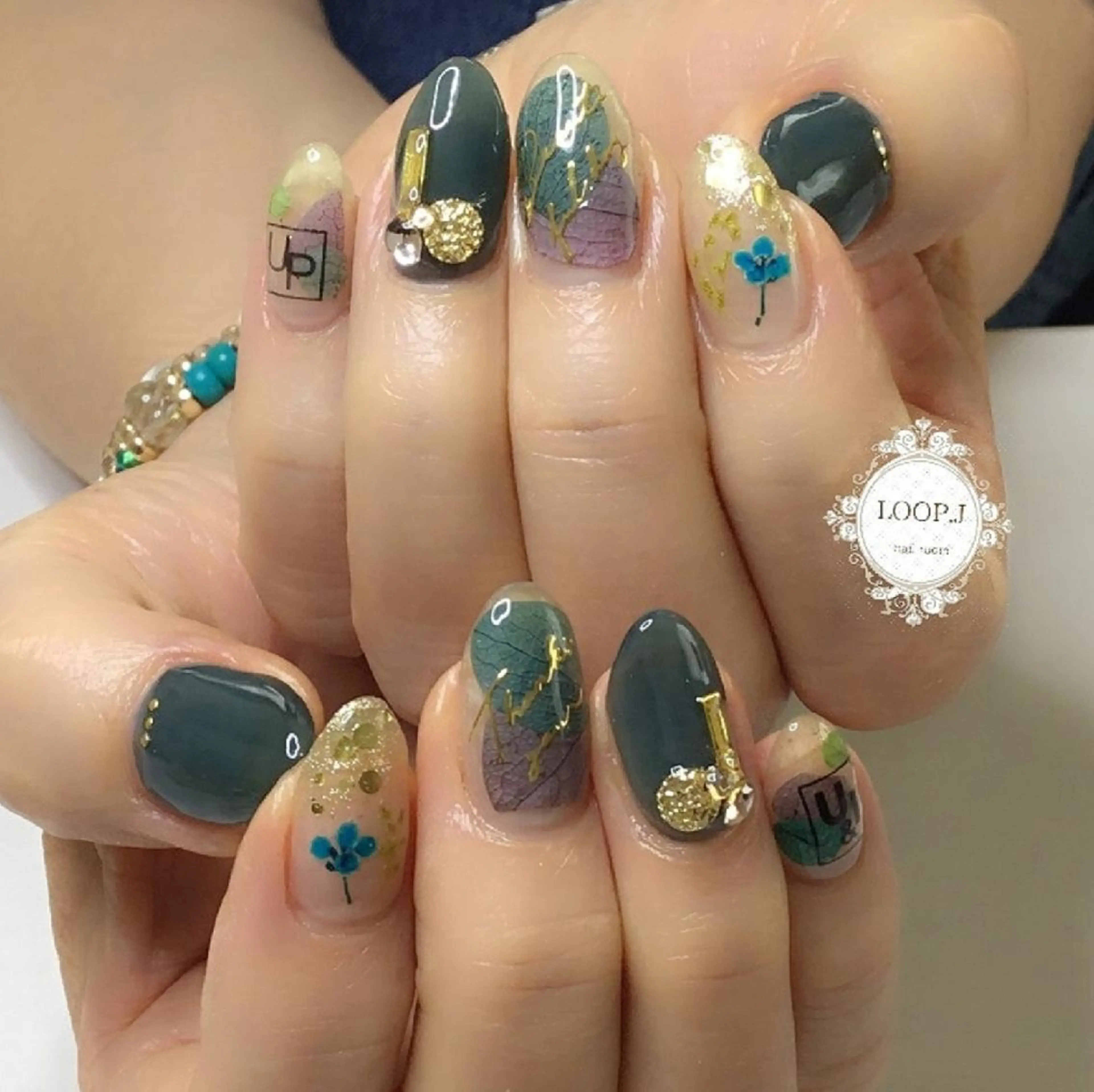 ネイル ハンドネイル おおくぼ めぐみのネイルデザイン