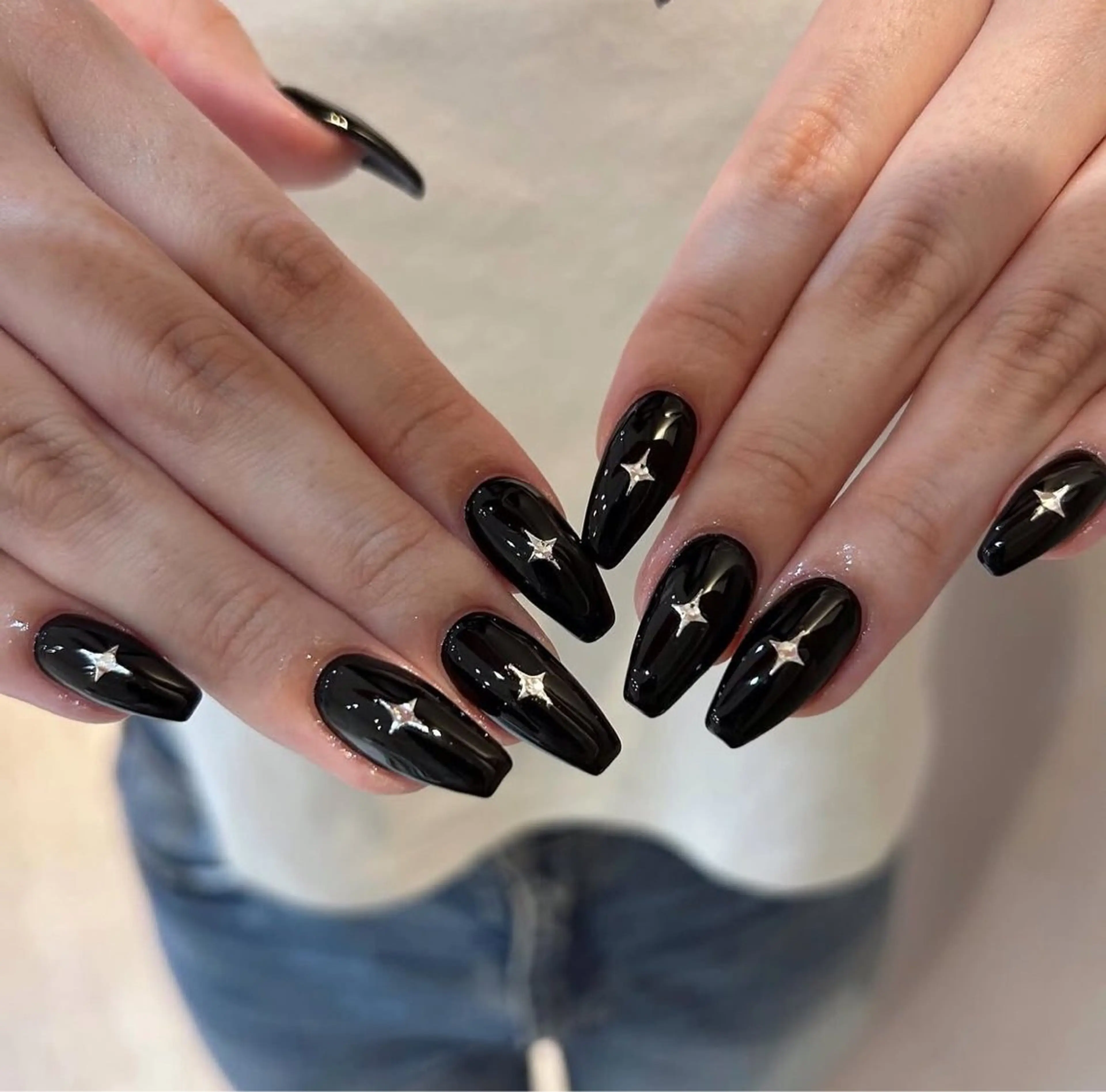 ネイル 長さ出し グラデーション キラキラネイル 韓国ネイル ラメ(グリッター) ハンドネイル ハンドケア Chisa Nail Studio所属・チ サのネイルデザイン