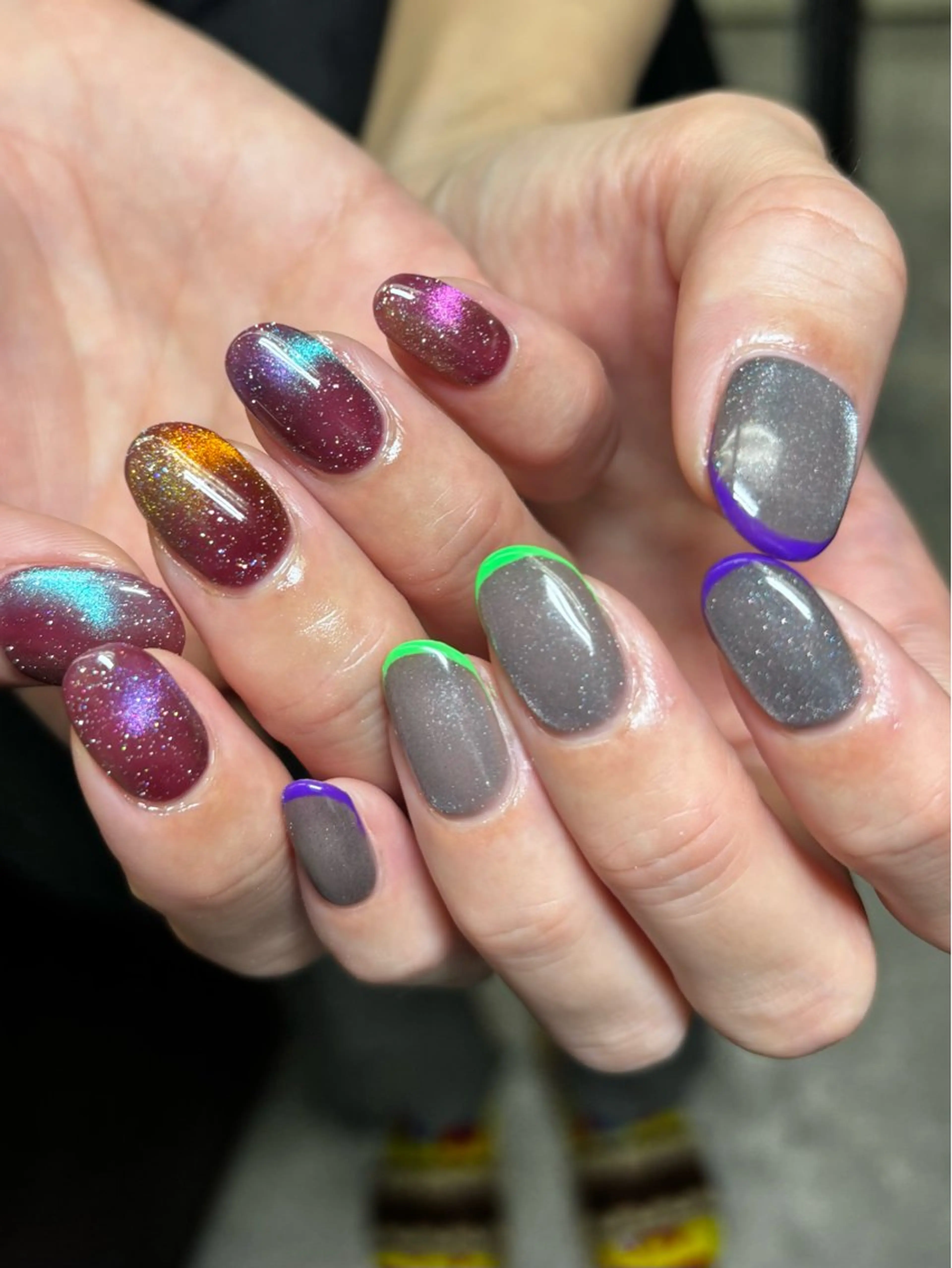 ネイル ハンドネイル ニュアンス🥀個性派 MIYU🪅のネイルデザイン