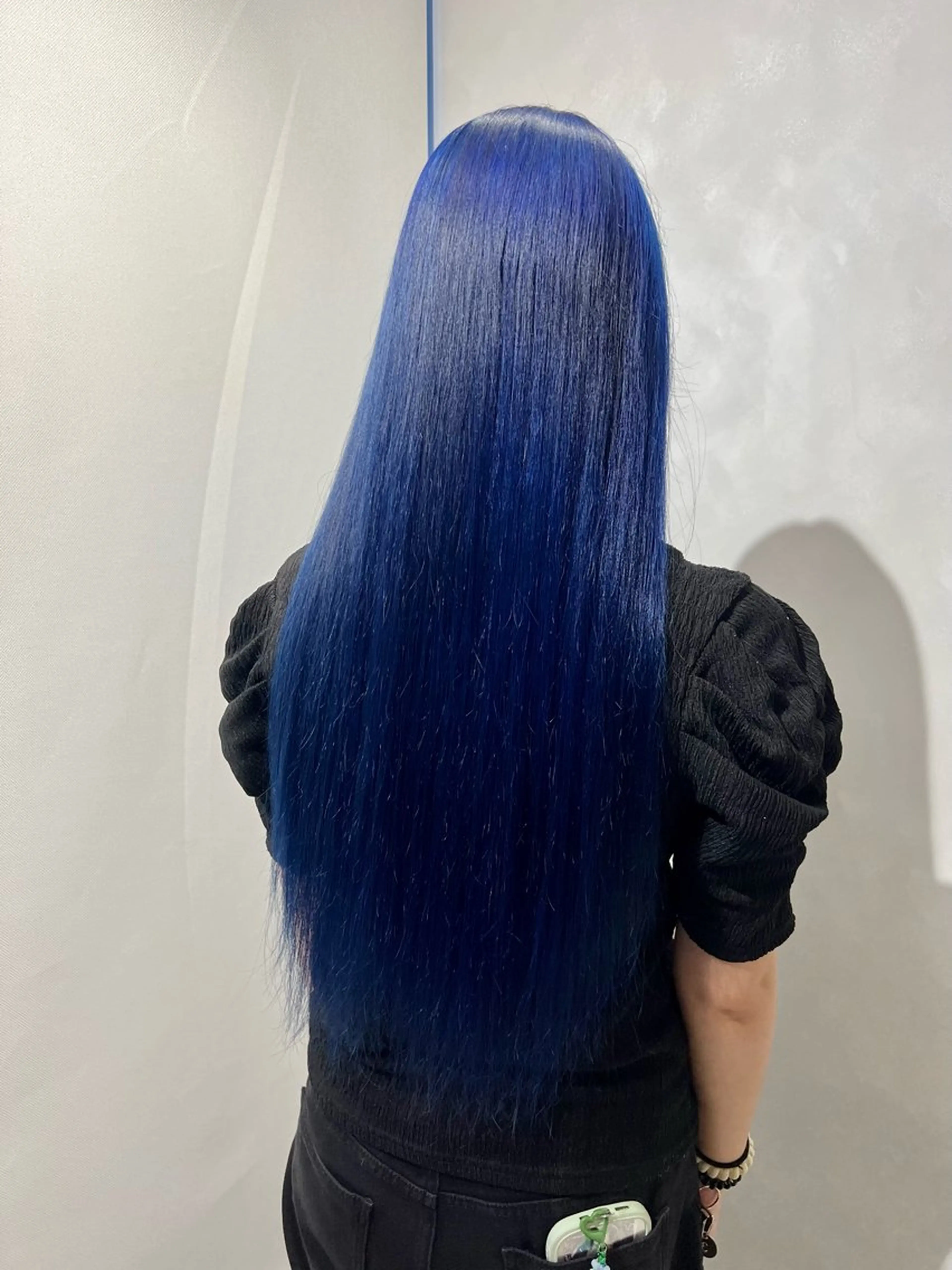 🩵ダブルカラー🩵ケアブリーチ＋ケアカラー＋高濃度ケラチントリートメントの写真