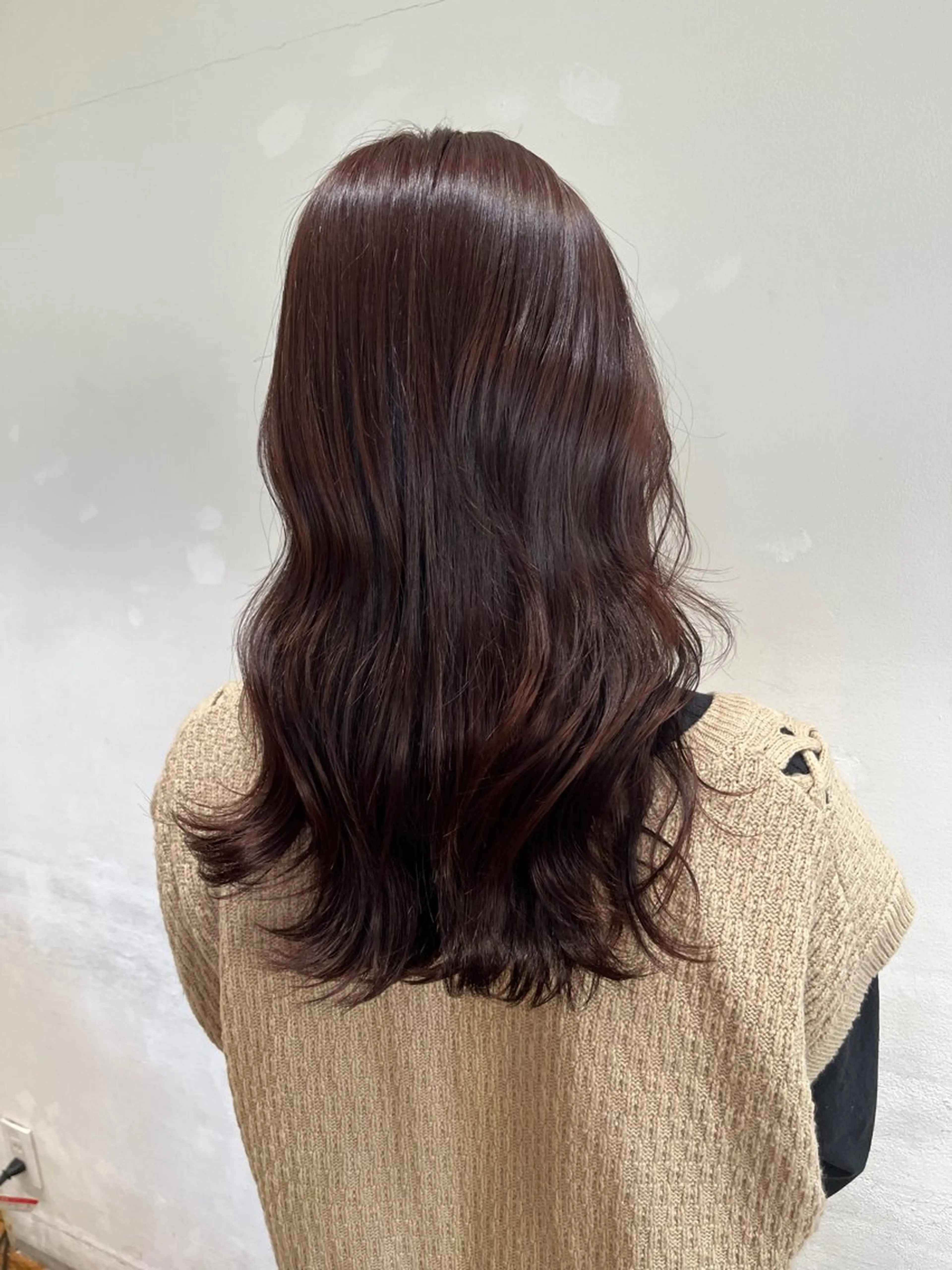 セミロング カラー ヘアカラー 暖色カラー/似合わせ カット/名古屋/辻のヘアスタイル