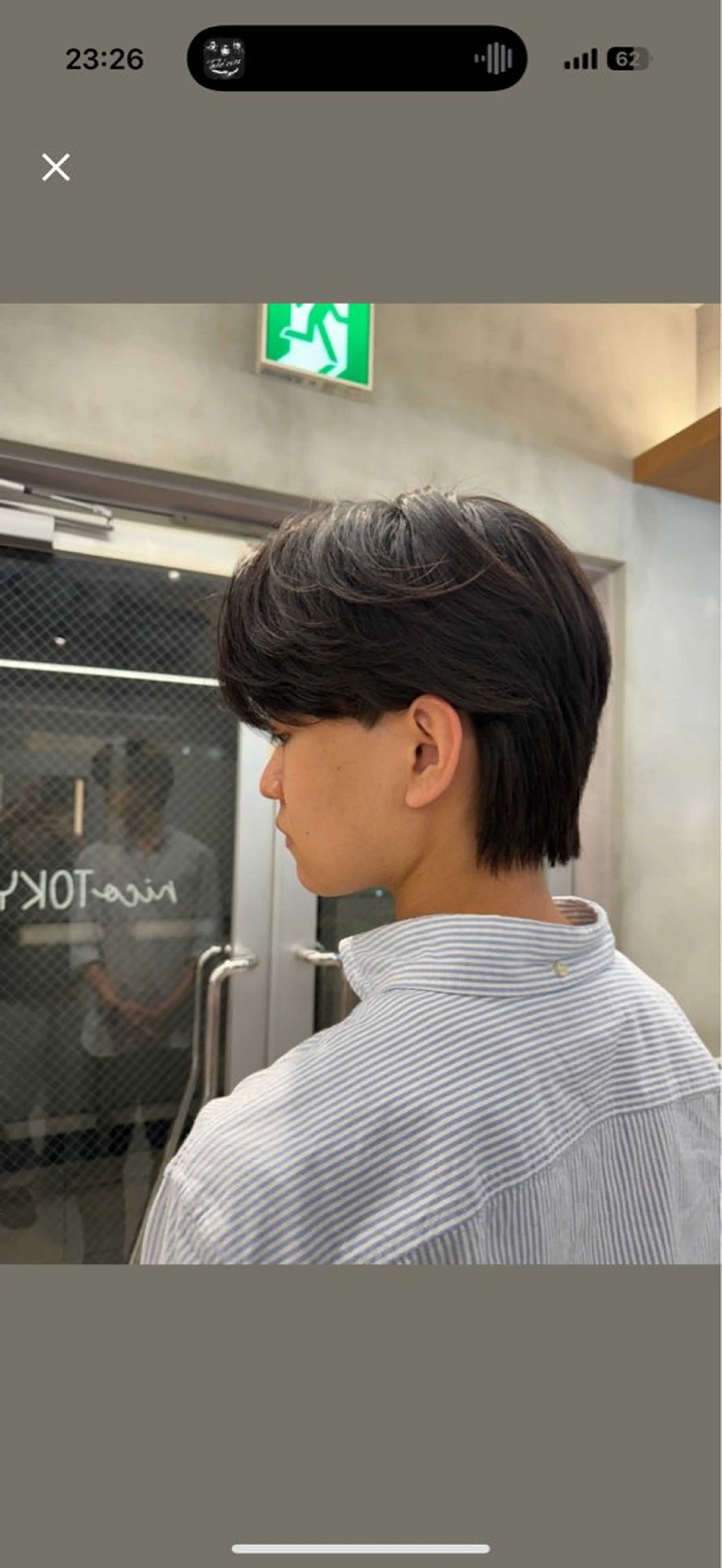 ショート メンズ nico TOKYO所属・ニュアンス/ センターパート/イノのヘアスタイル