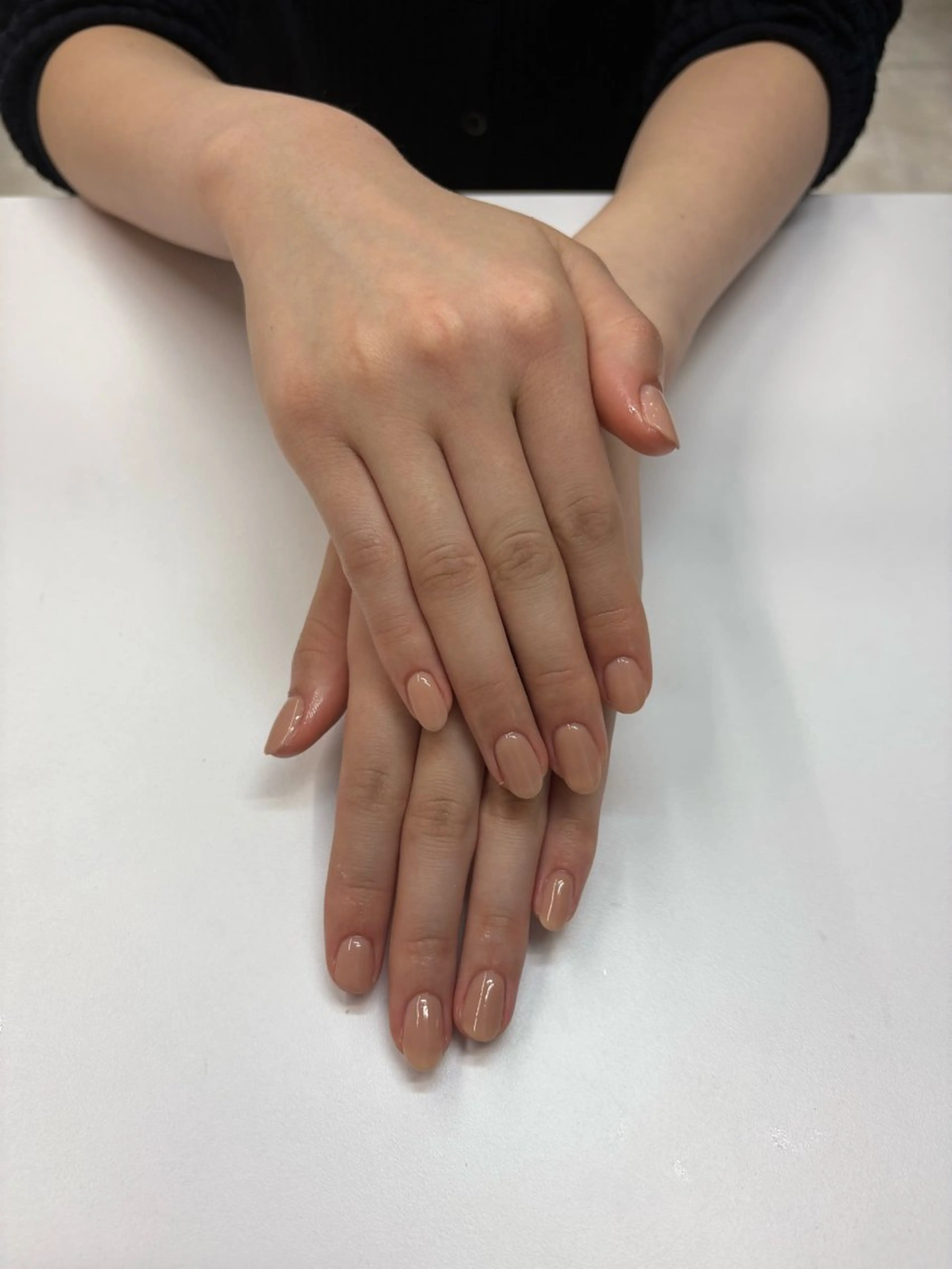 ネイル オフィスネイル ワンカラーネイル mitani mahoのネイルデザイン