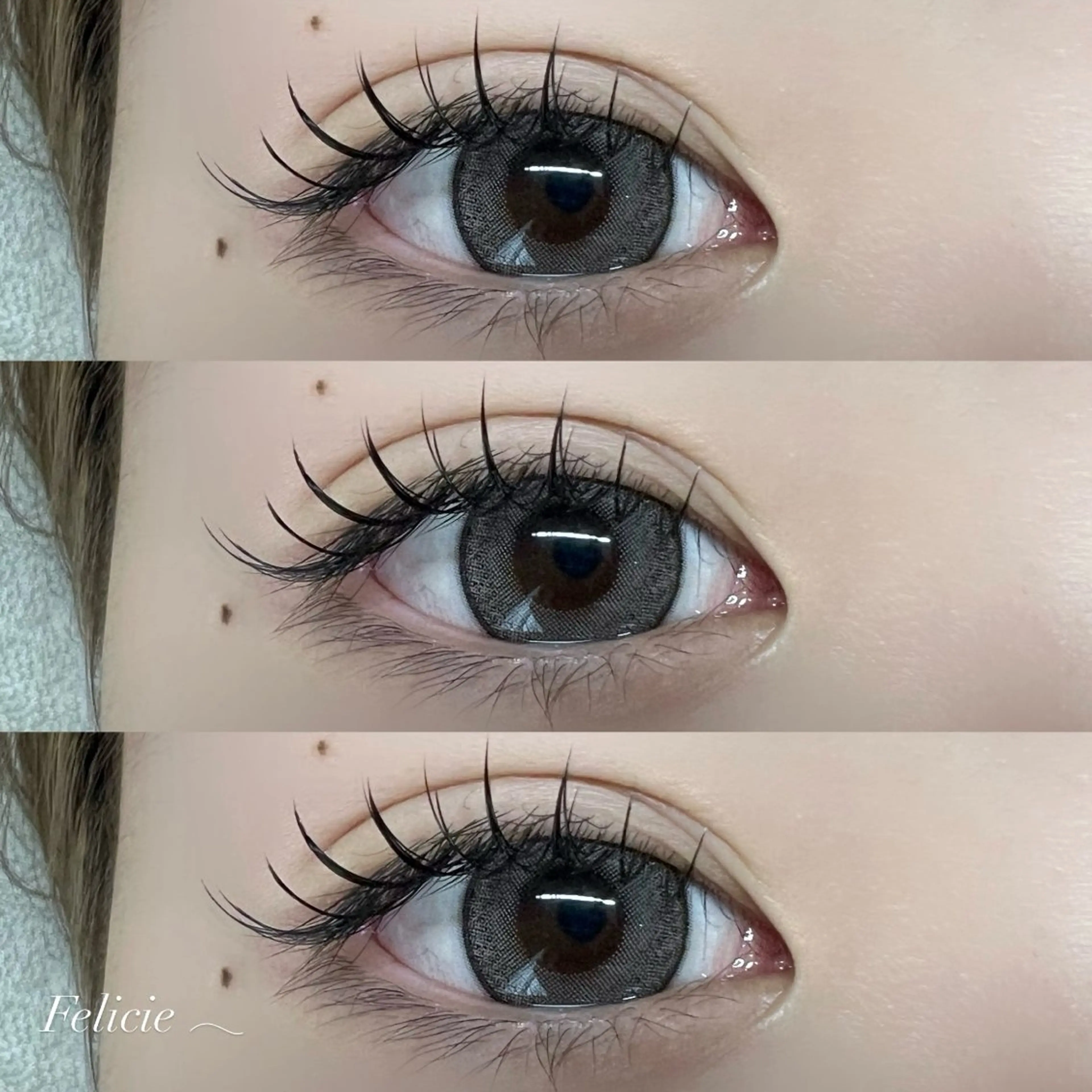 マツエク・マツパ フラットラッシュ パリジェンヌラッシュリフト マツエク Felicie＊ Sayakaのマツエク・マツパデザイン