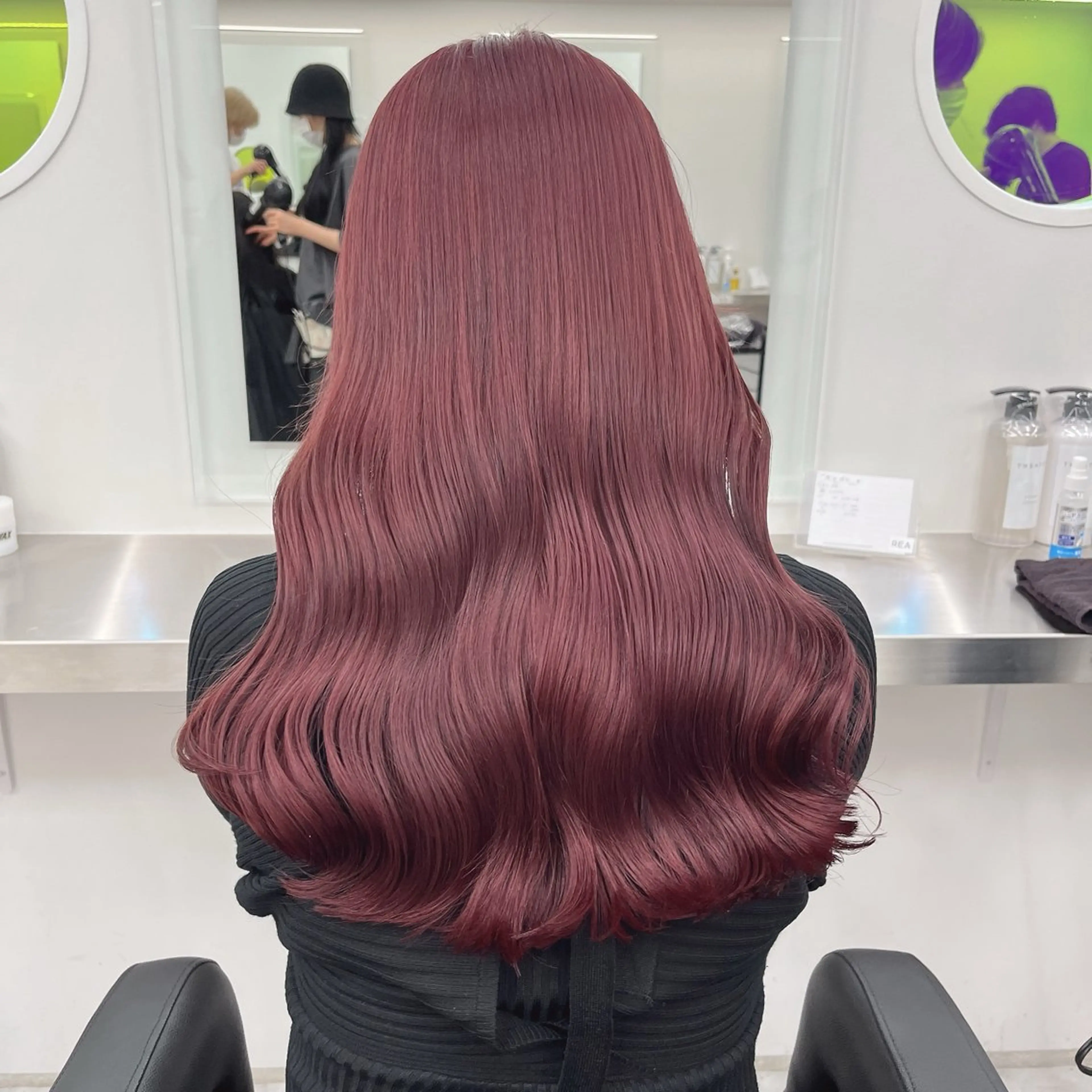 ロング カラー ヘアアレンジ 🫧‪🎀うる艶暖色 🏹Nanako🎀のヘアスタイル