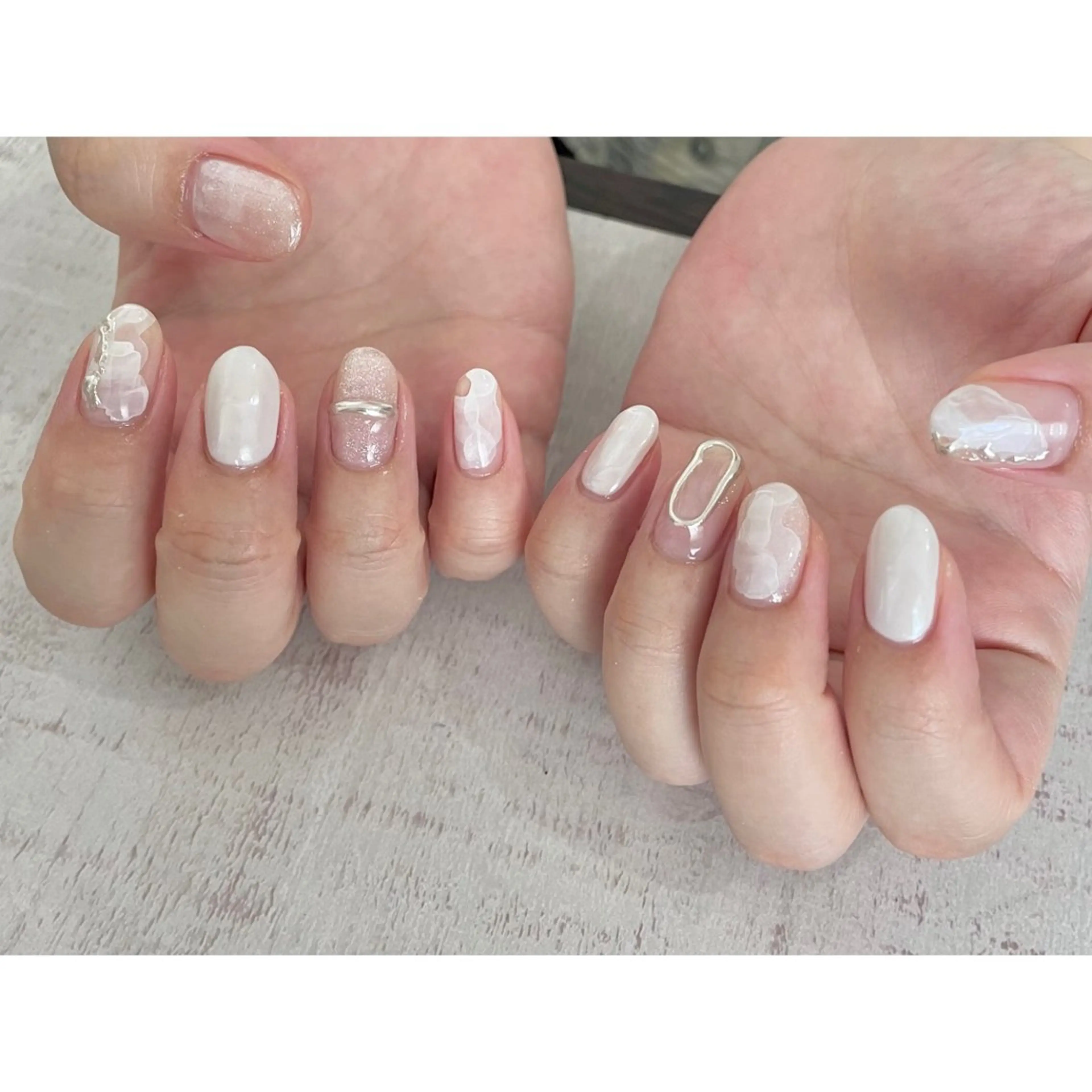 ネイル 𖡼 yumenoのネイルデザイン