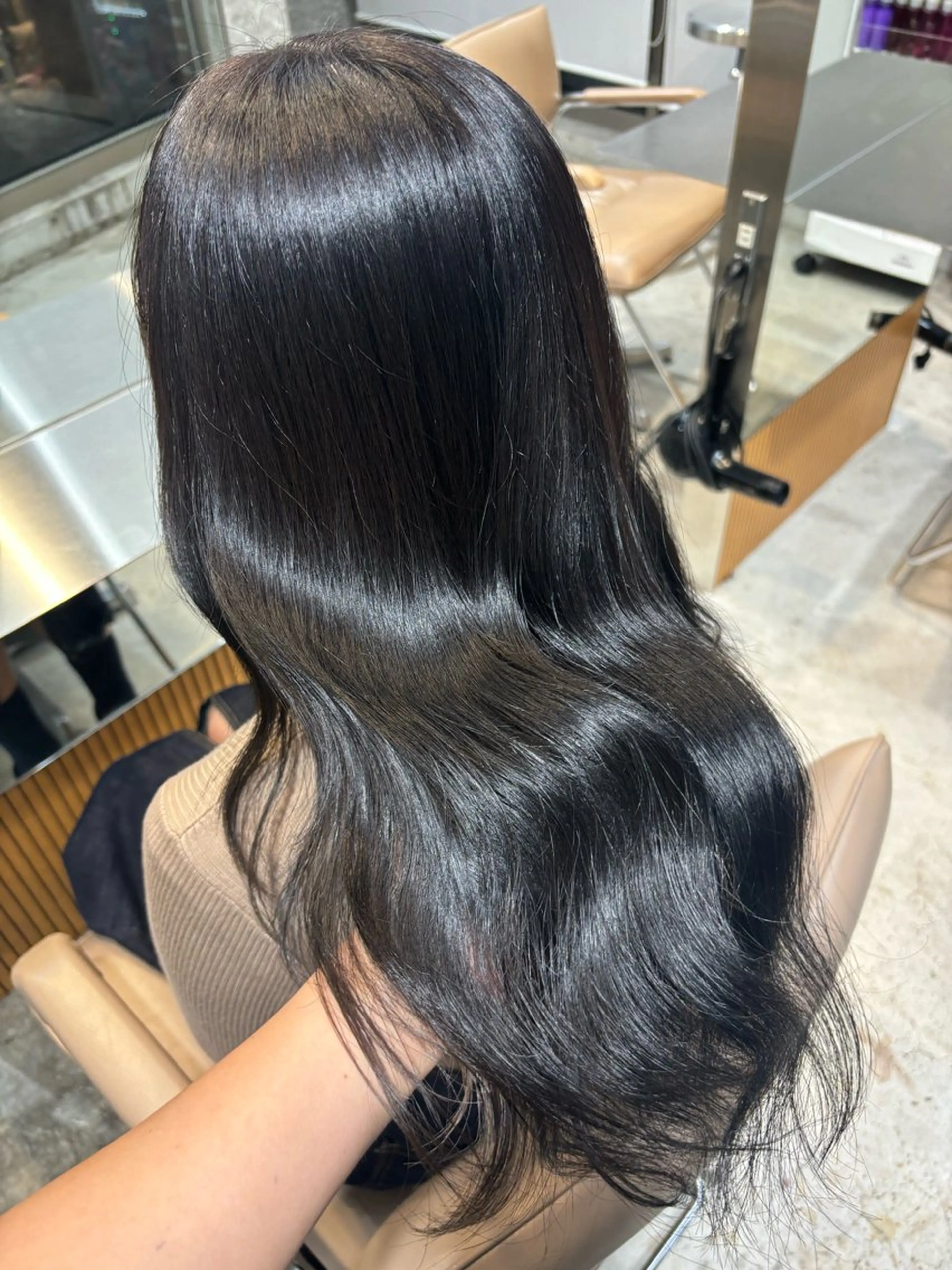 ロング カラー ハイトーン/ラベンダ ー/ユイナ🪄のヘアスタイル