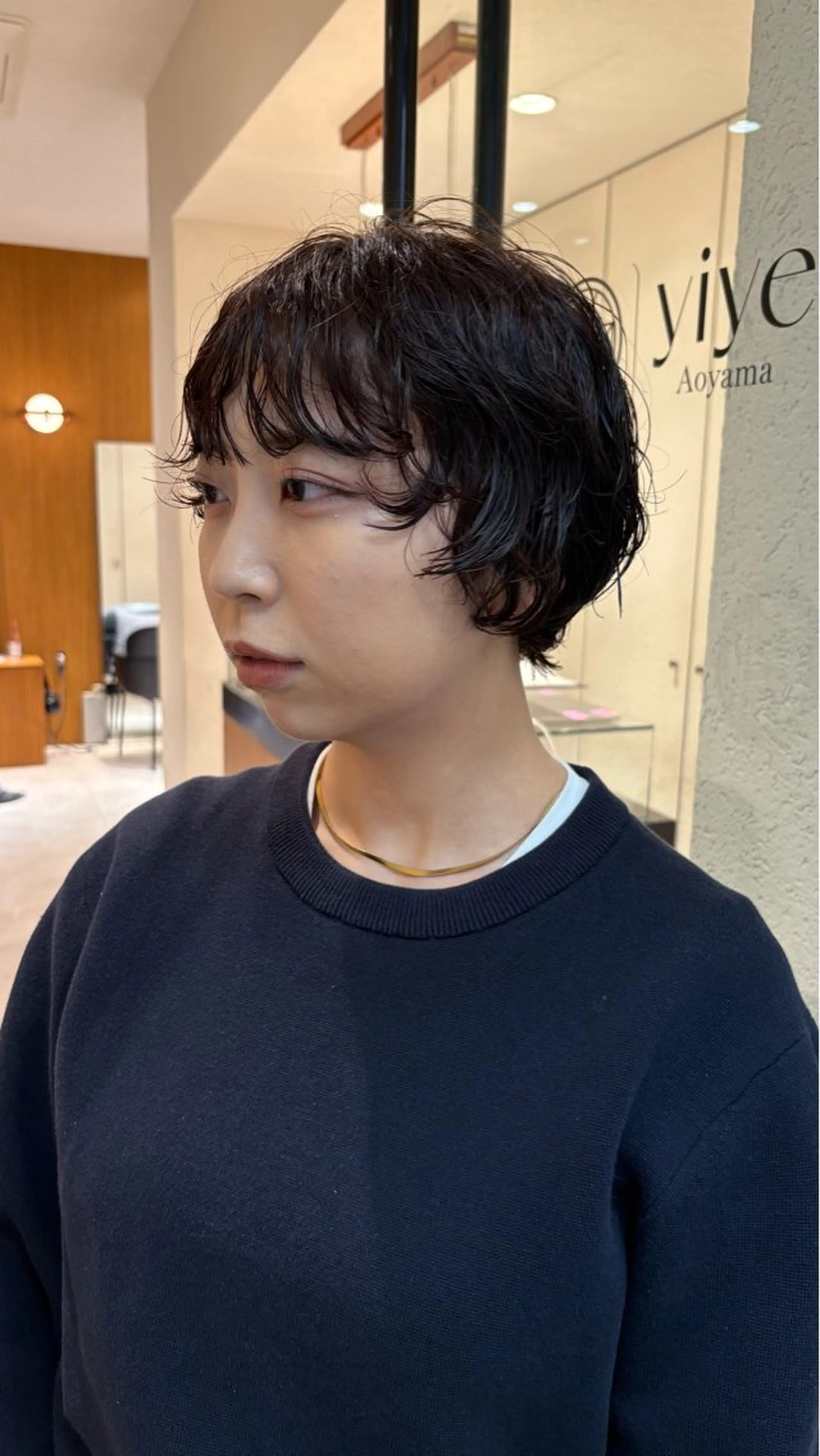 ショート パーマ 《無料カットモデル / perm》ナミのヘアスタイル