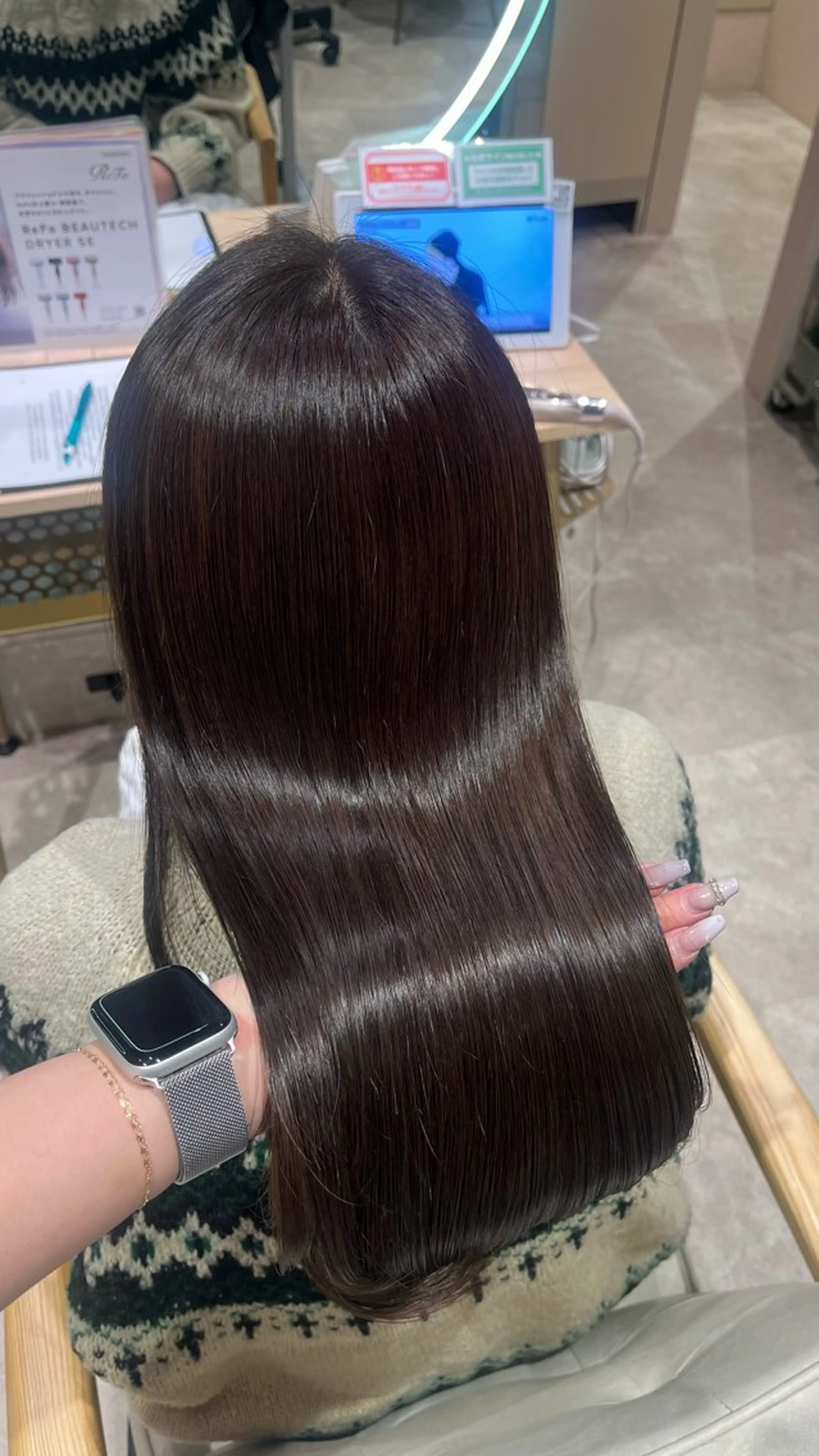 ロング カラー ヘアカラー トリートメント 🎀暖色カラー/ ハナ🎀のヘアスタイル