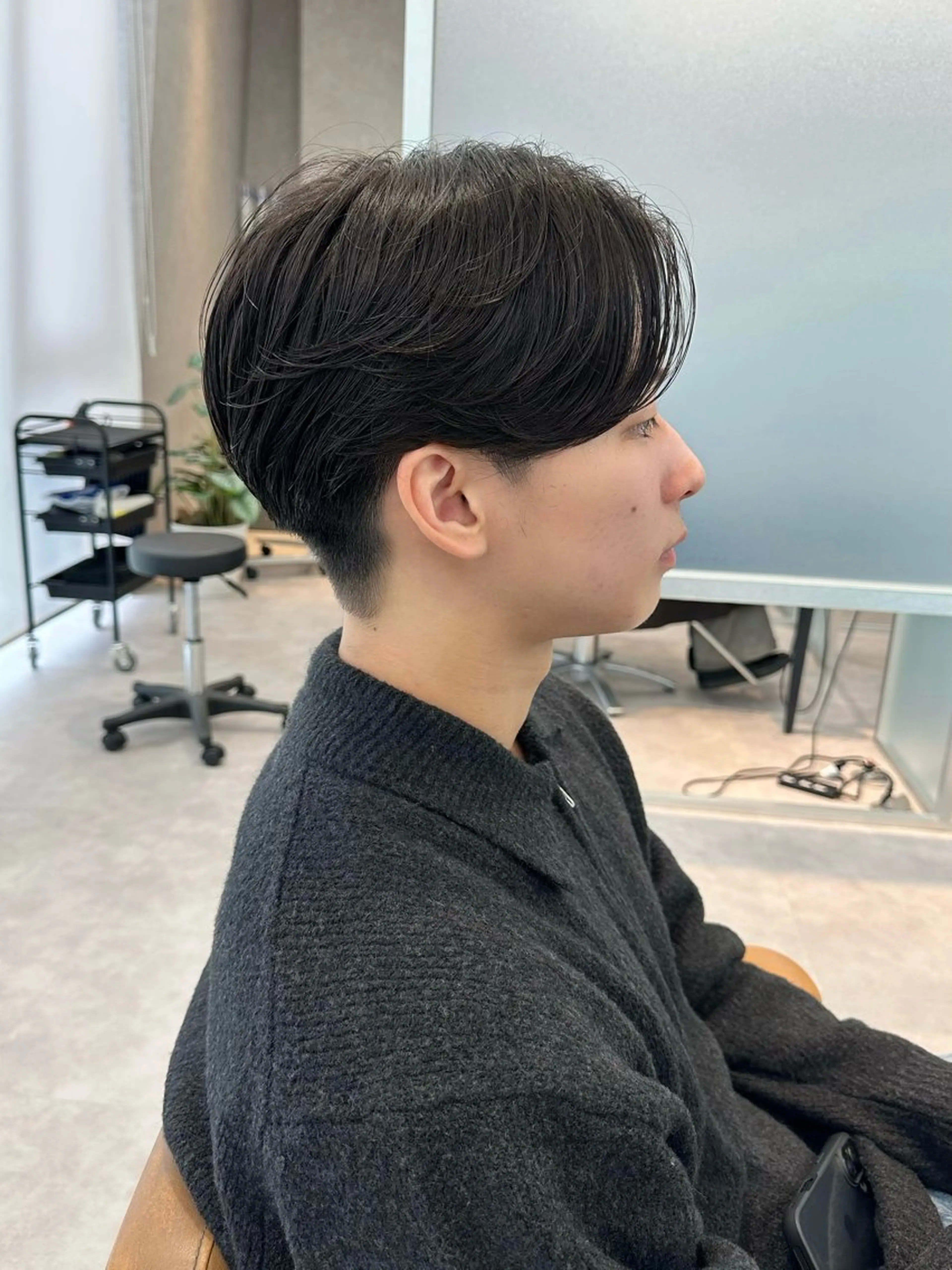 ショート パーマ メンズ メンズパーマ ニュアンスパーマ カノン/メンズカット /ダウンパーマのヘアスタイル