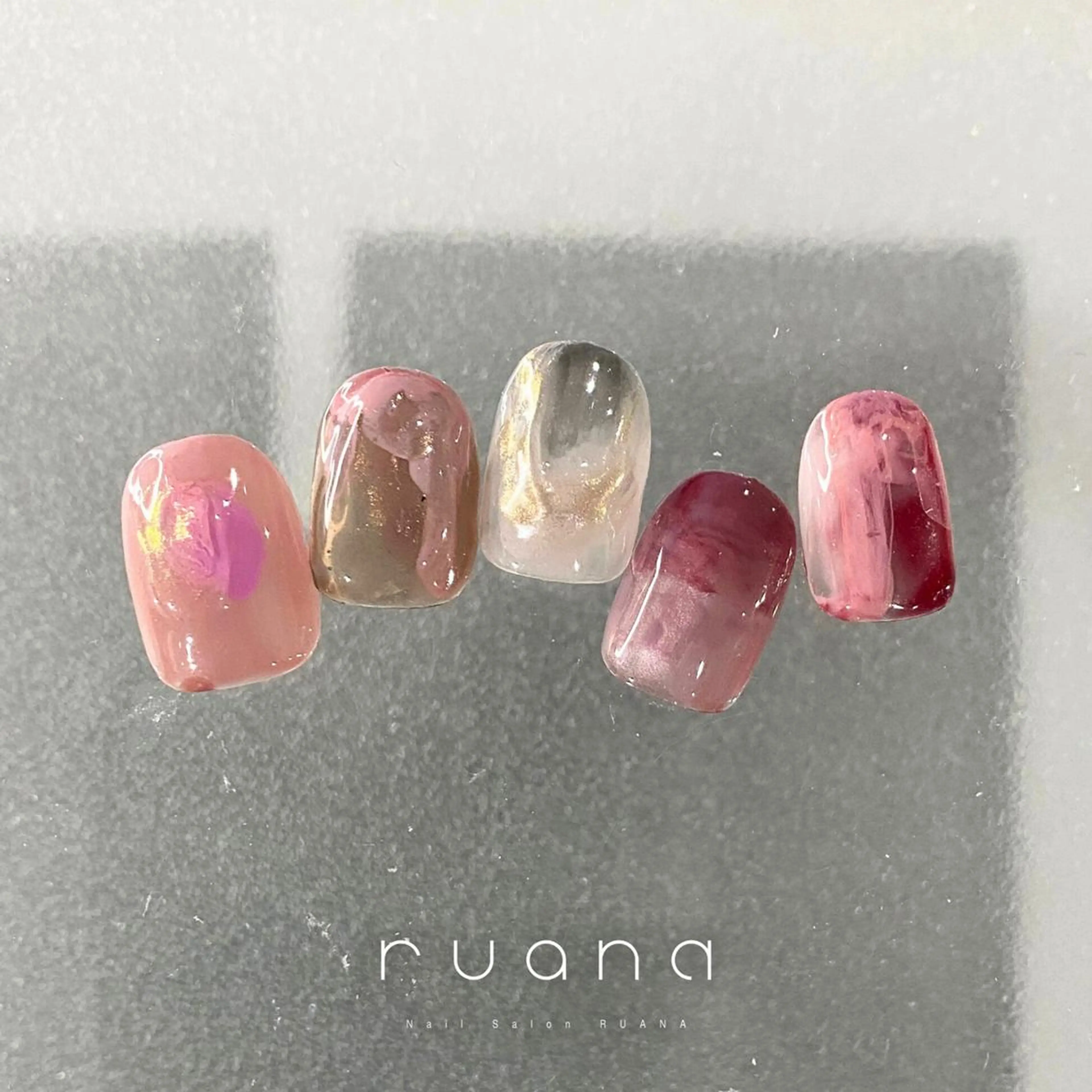 ネイル ハンドネイル 阿武 美海のネイルデザイン