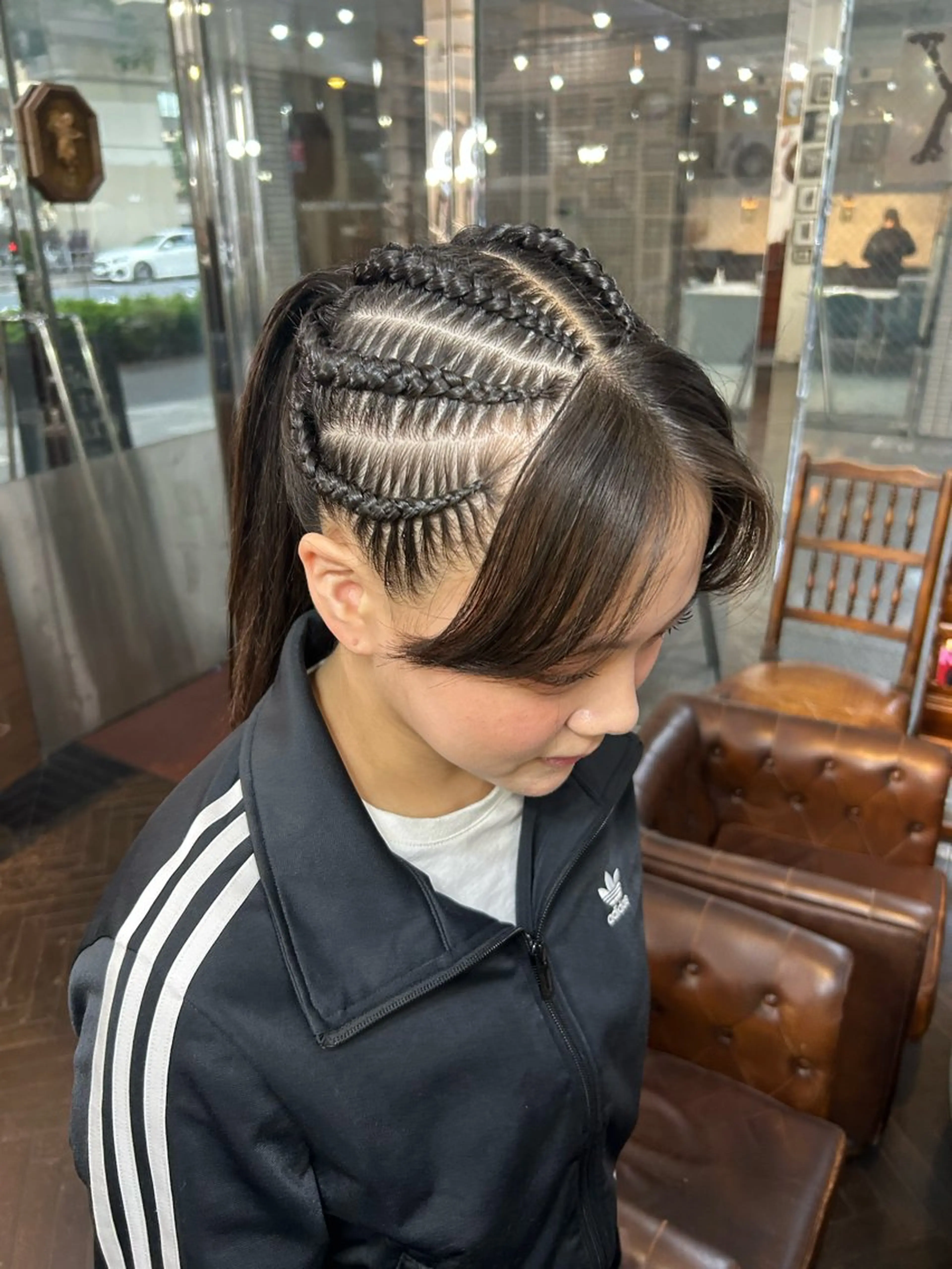 ヘアセット 🌈ブリーチ コーンロウ🌈ENOのヘアスタイル