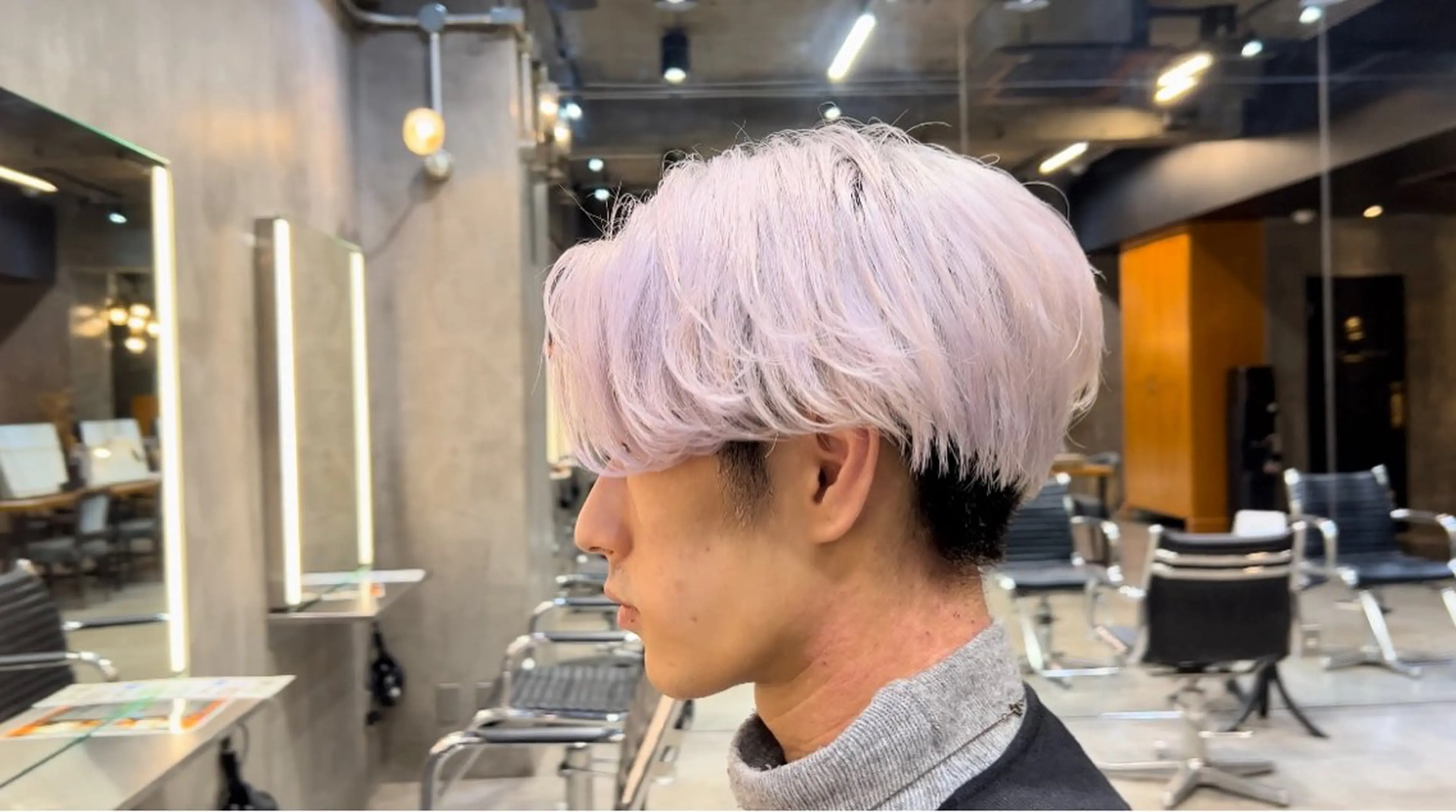 カラー メンズ メンズブリーチ メンズハイトーン ブリーチ ハイトーンカラー ヘアカラー GO TODAY 原宿本店所属・🎁曲がる縮毛矯正 /DAIKIのヘアスタイル