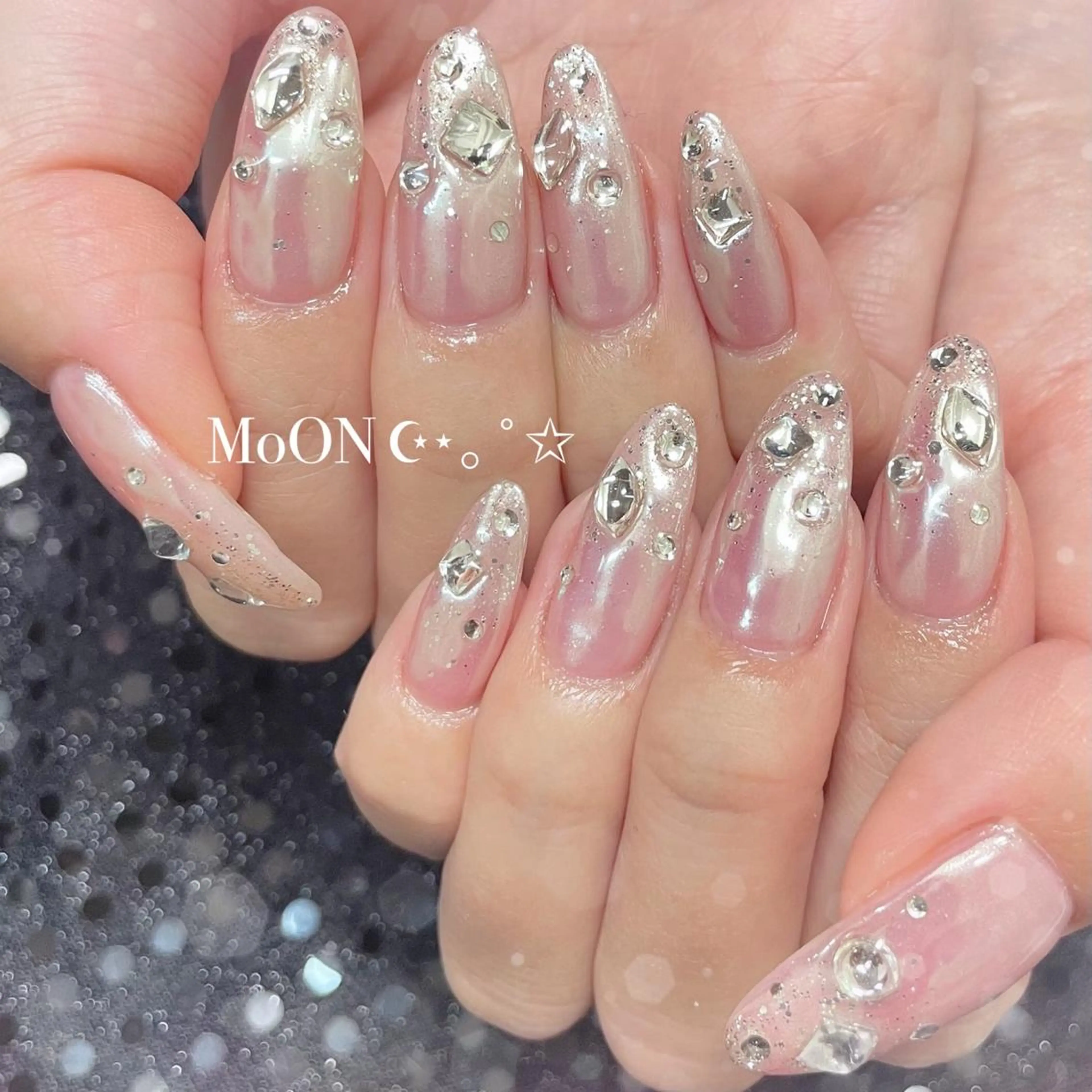 ネイル ハンドネイル ハンドケア MoON...❤︎ MeGuのネイルデザイン