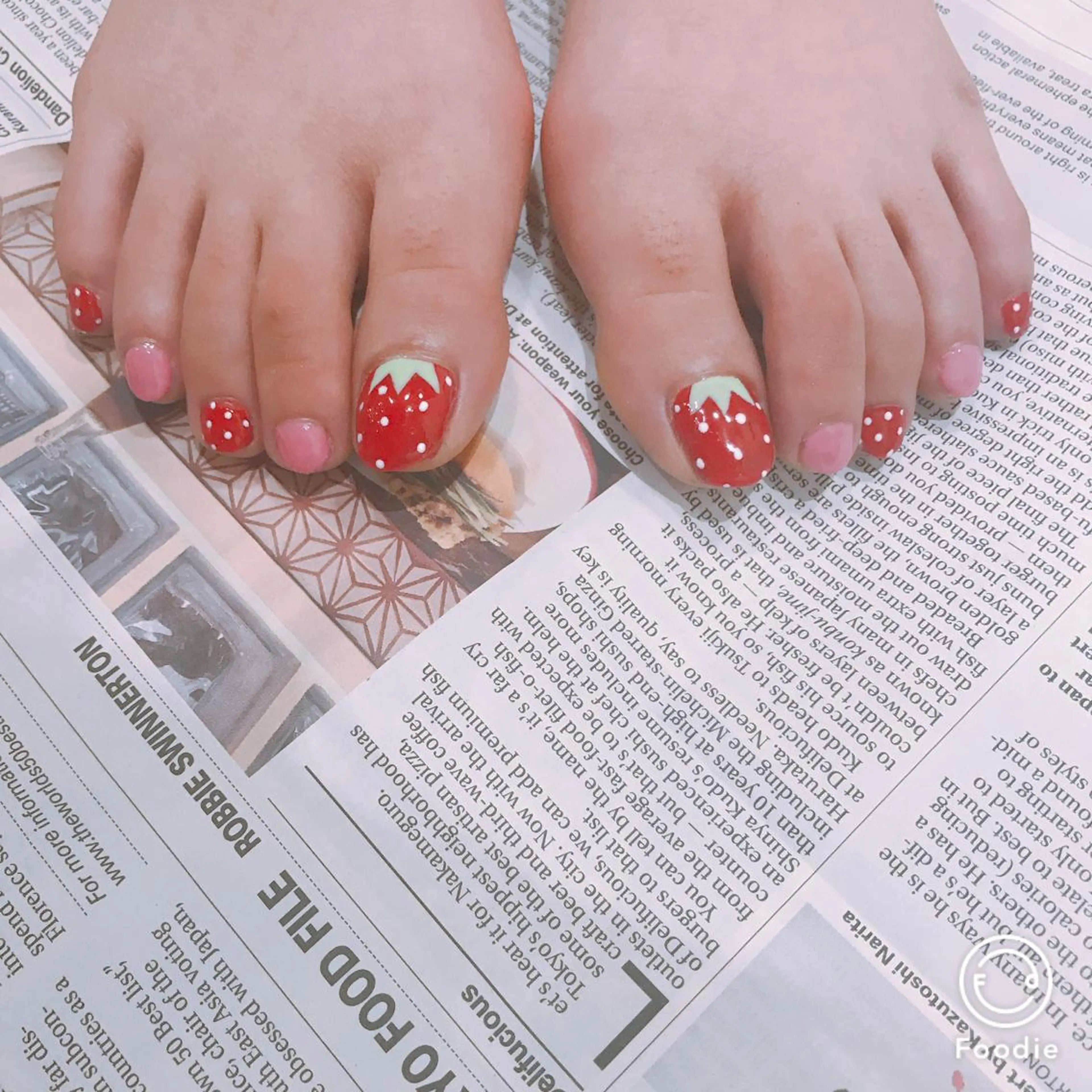 ネイル フットネイル ワンカラーネイル AOI✩⡱ y2kネイルのネイルデザイン