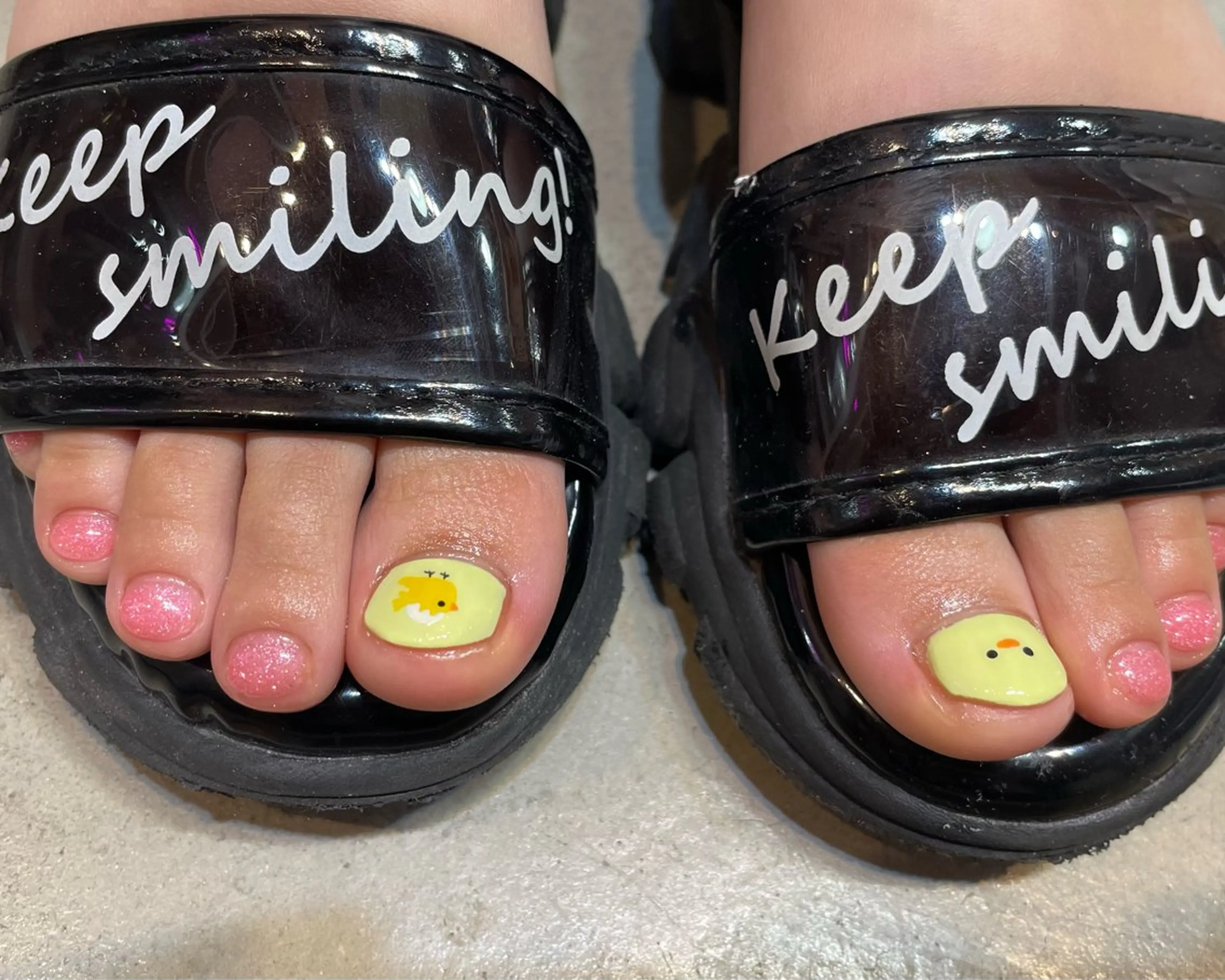 ネイル フットネイル 隅田 花のネイルデザイン