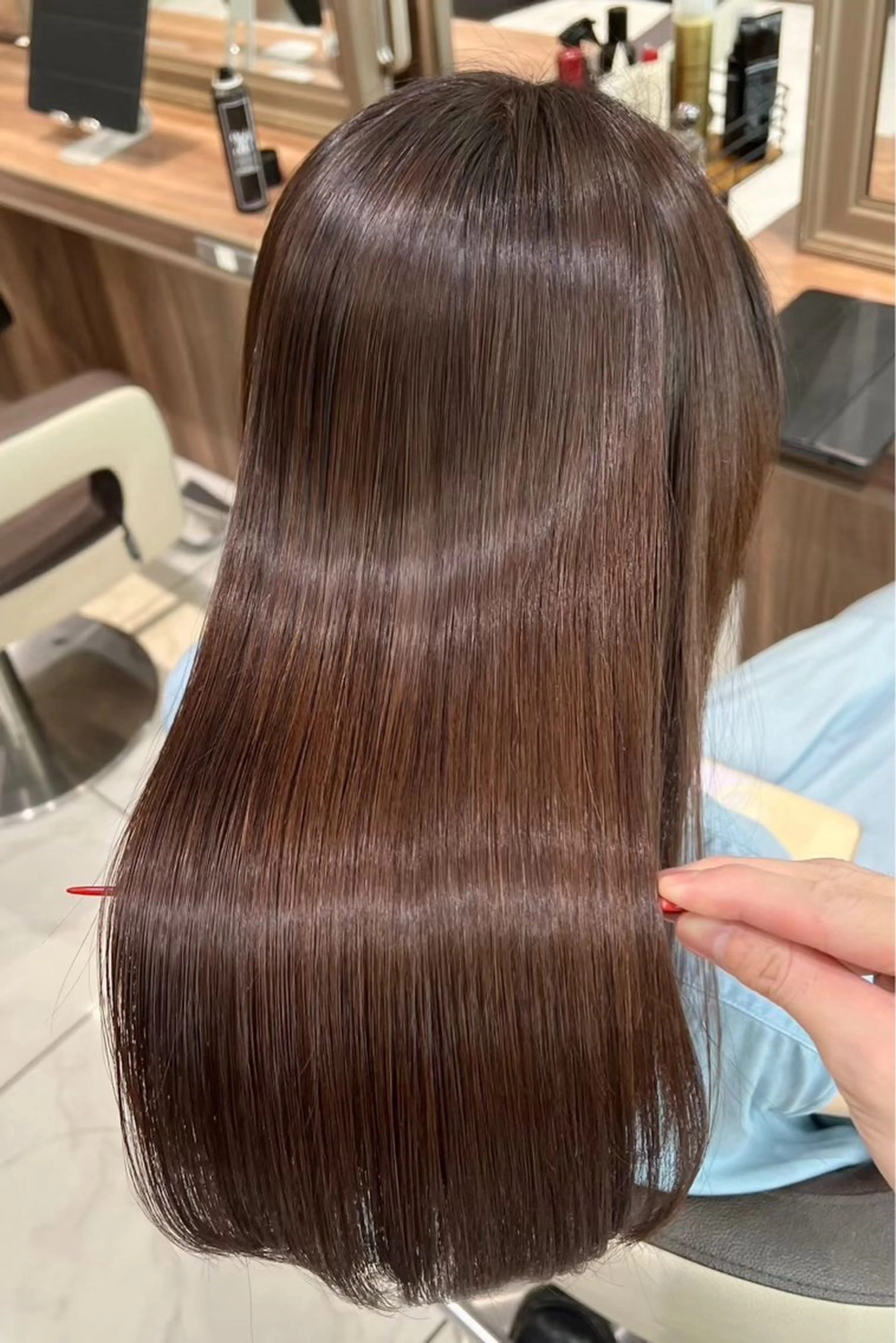 ロング 縮毛矯正 縮毛矯正 トリートメント 🦋透明感/艶髪/ レイヤー/Ryugaのヘアスタイル