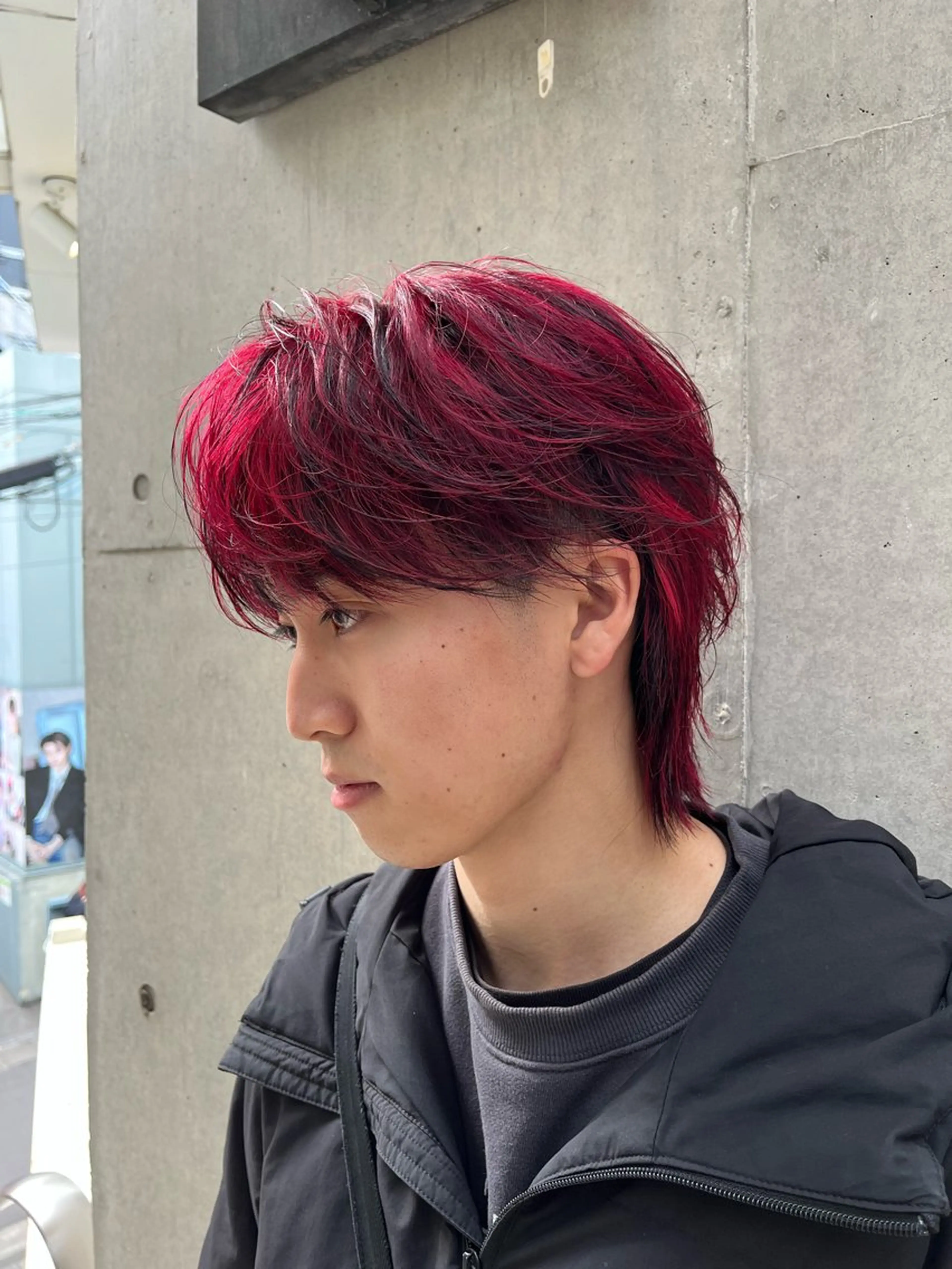 ショート カラー ブリーチ ブリーチカラー🌈 ウルフカット🐺のヘアスタイル