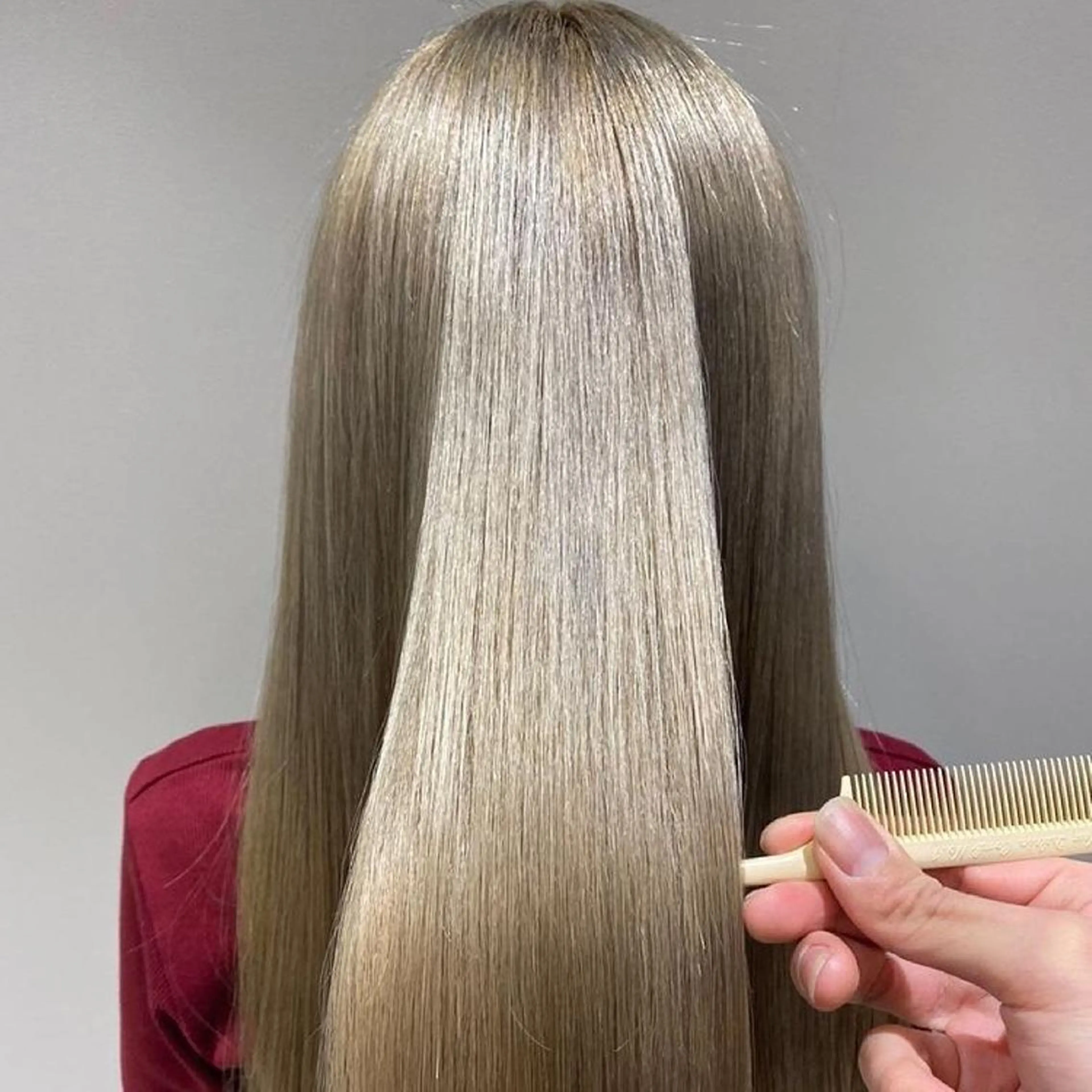 ロング 髪質改善 当日予約◎/艶カラー /縮毛矯正/雨森大晃のヘアスタイル