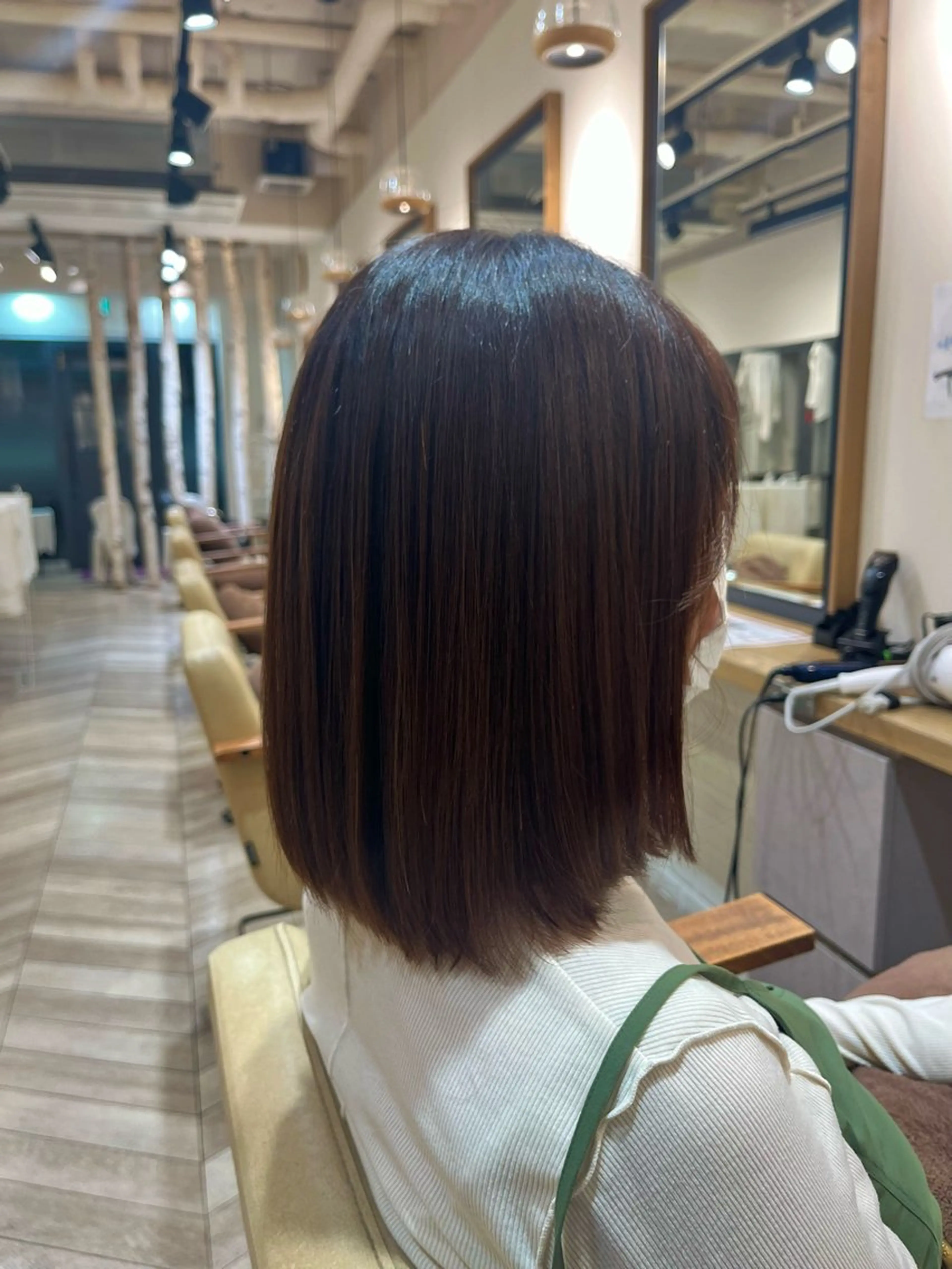 ミディアム ボブ 川崎 唯華のヘアスタイル