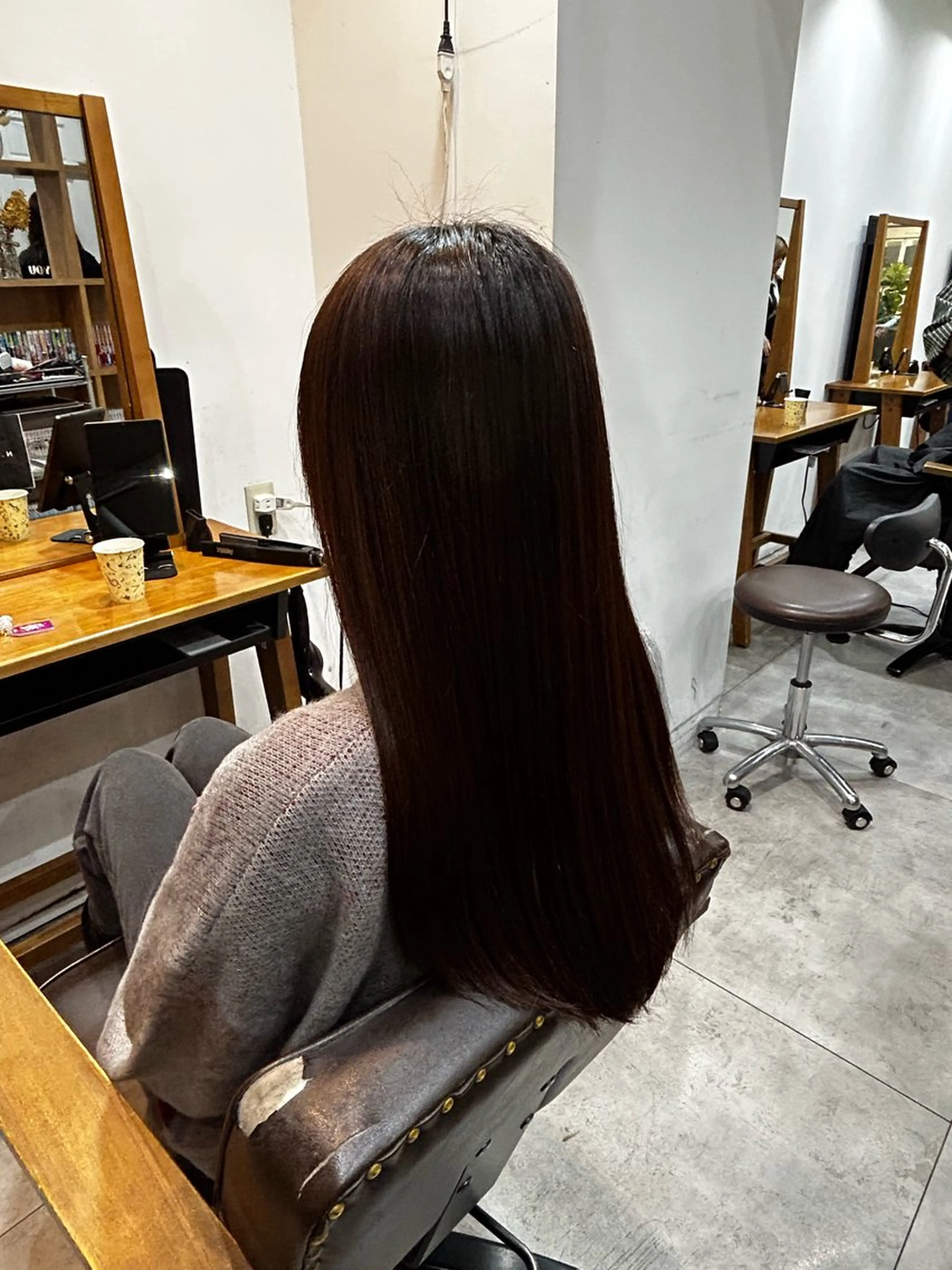 【ミニモ限定】☆人気No.2☆似合わせカット+酸性縮毛矯正+髪質改善TRの写真